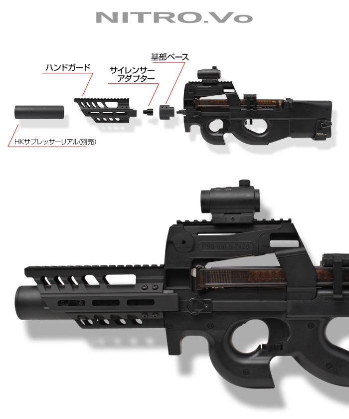 Laylax P90 M-LOK ステルスアッパーレシーバー Laylax P90 M-LOK ステルスアッパーレシーバー