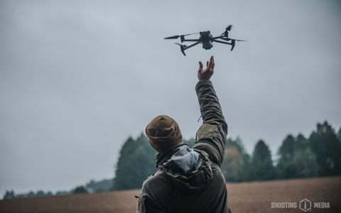 "It spins!" at the drone training camp