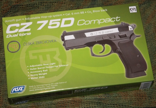 CZ séries : Pistolet airsoft CZ 75D Compact - gaz 