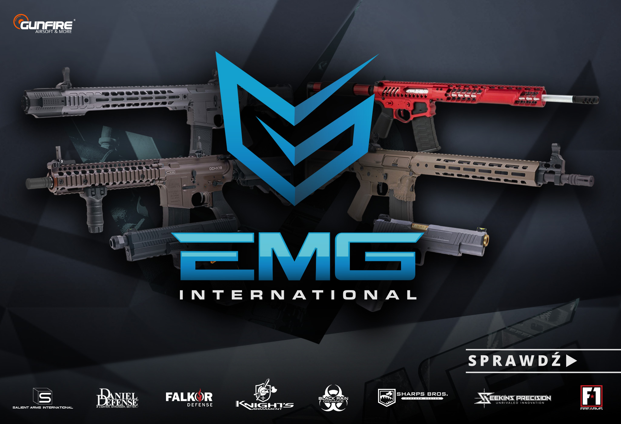Nowe licencjonowane repliki EMG i Zwycięska Promocja w Gunfire!