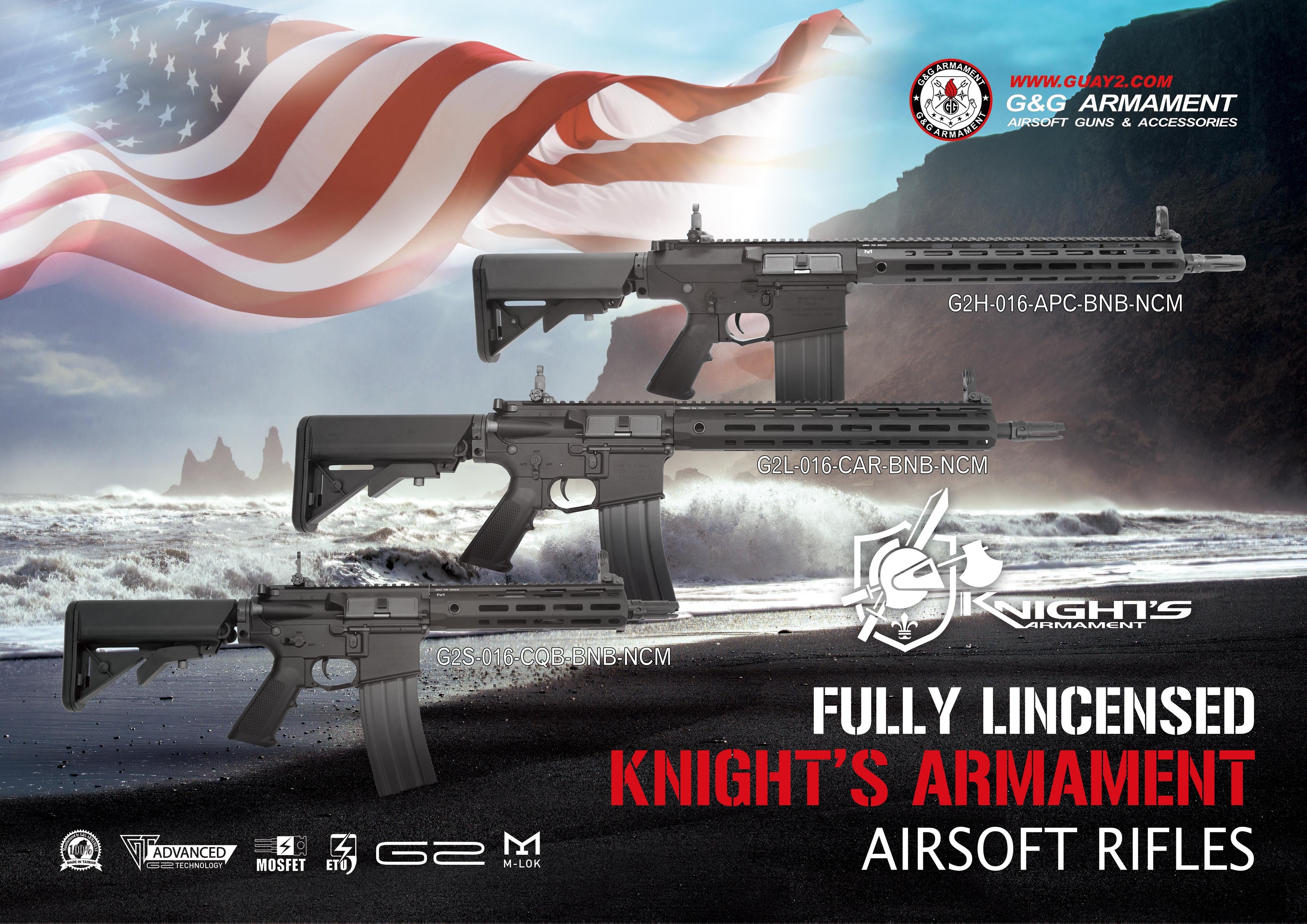 Firma G&G otrzymała licencję Knight's Armament Company