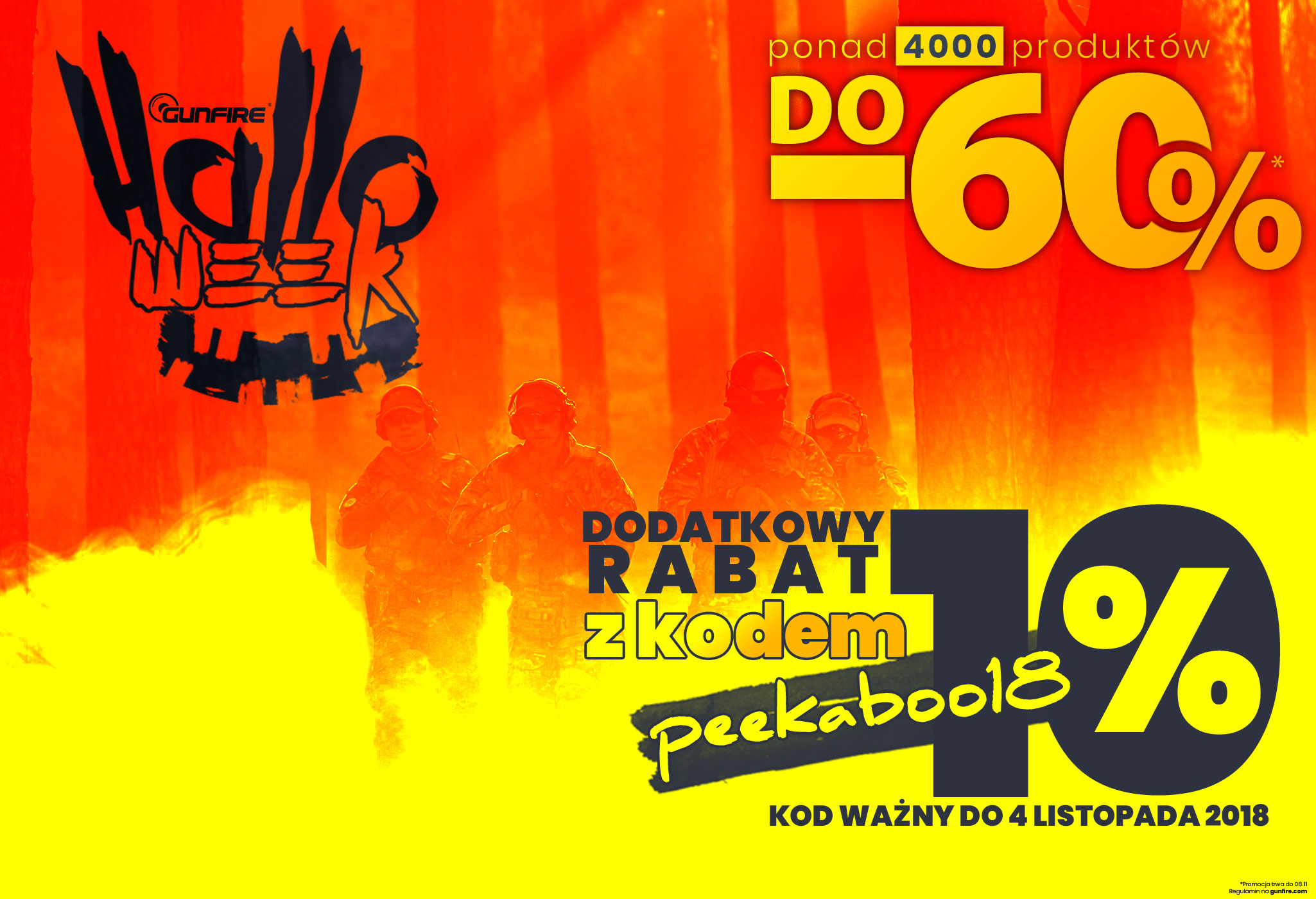 Same zniżki, żadnych psikusów! Wykorzystaj kod i zyskaj -10% ekstra na ponad 4000 produktów w ofercie Halloweek.