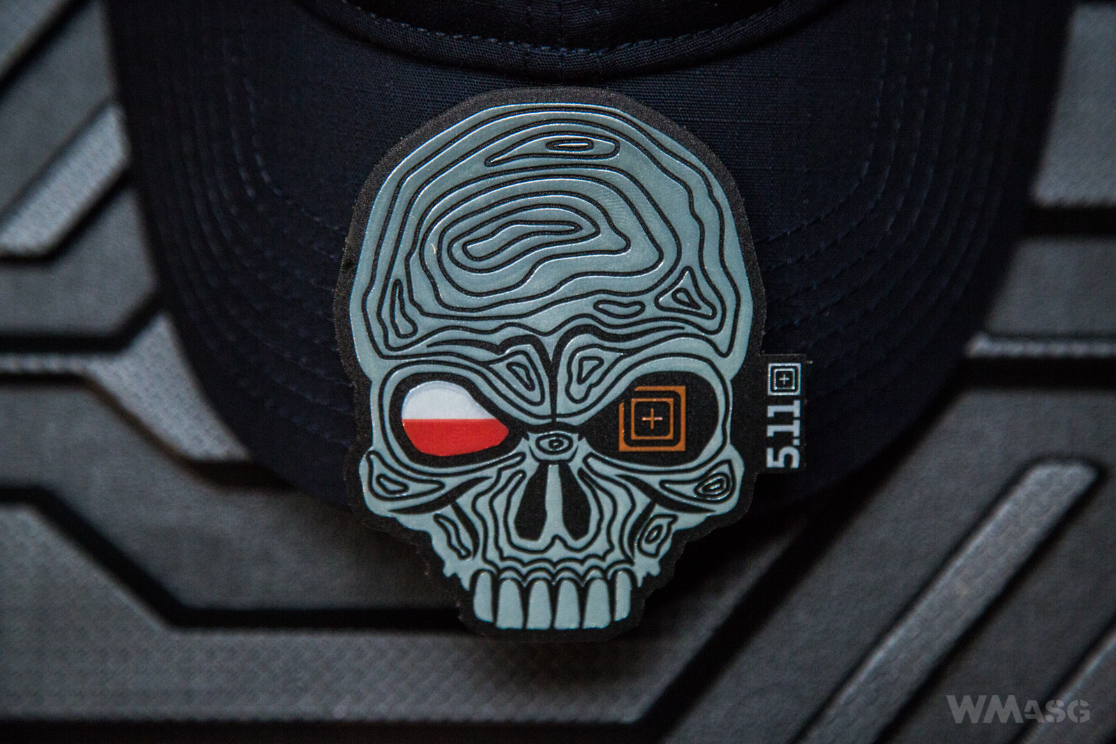 The 5.11 Tactical limited edition patch with Polish colours