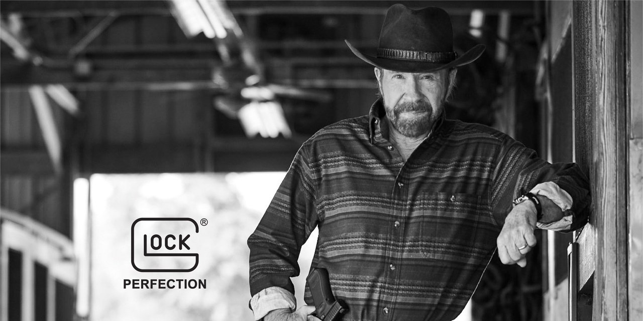 Chuck Norris twarzą GLOCK'a