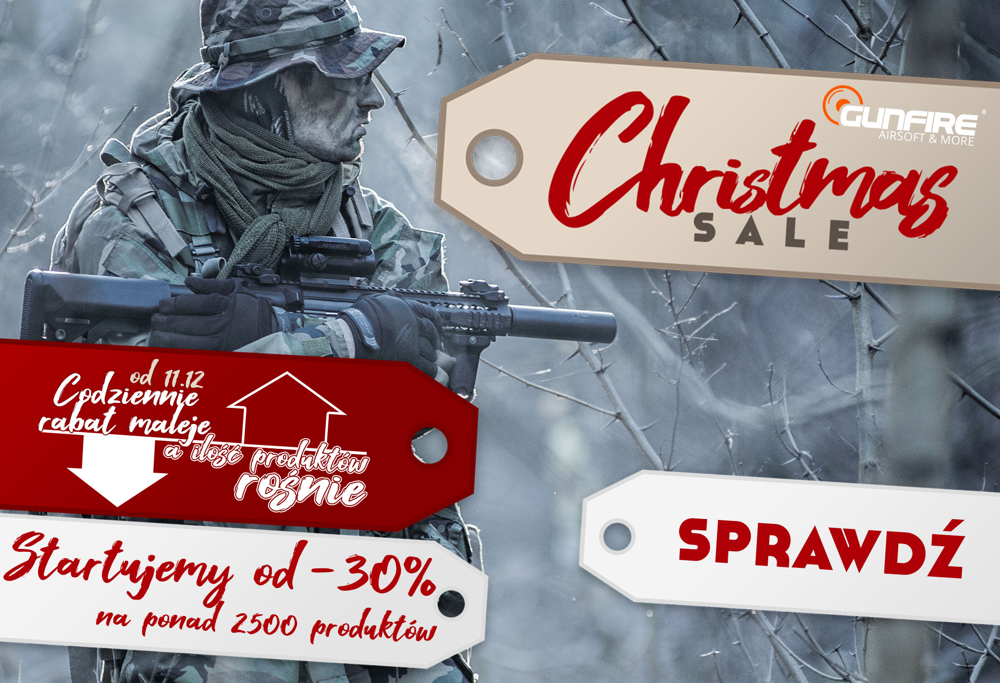 Christmas Sale has begun! Do not miss the best discounts - only today -30