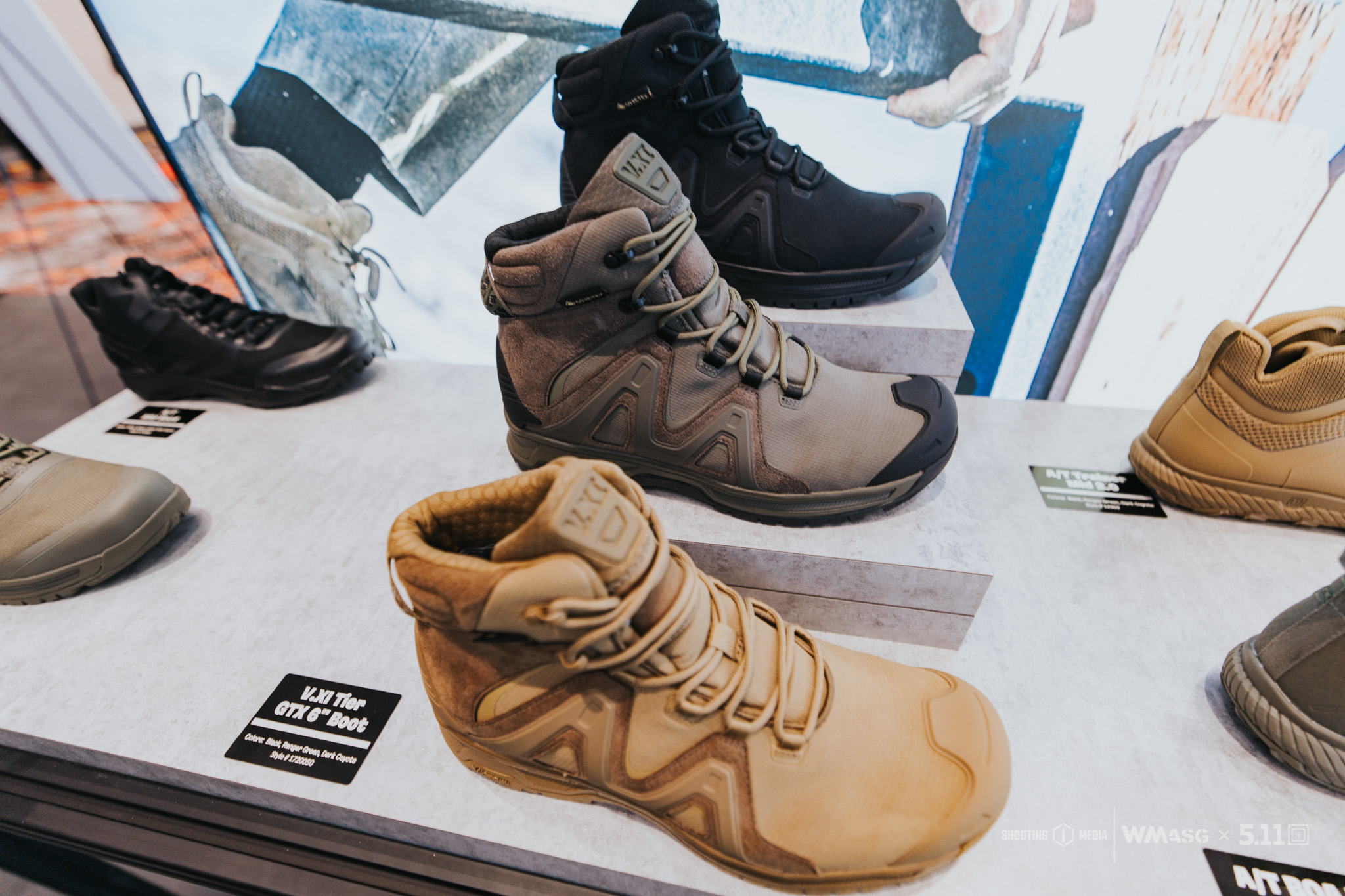 V.XI Tier GTX 6'' Boot - Nowa seria V.XI (5.11) na targach SHOT Show 2026 (fot. Shooting Media)