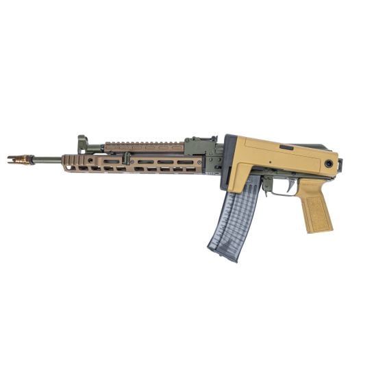 Nowy karabinek PSA w kalibrze 5,56 × 45 mm wykorzystuje podzespoły WBP Rogów oraz wyposażenie Soviet Arms, ALG i B5 Systems.