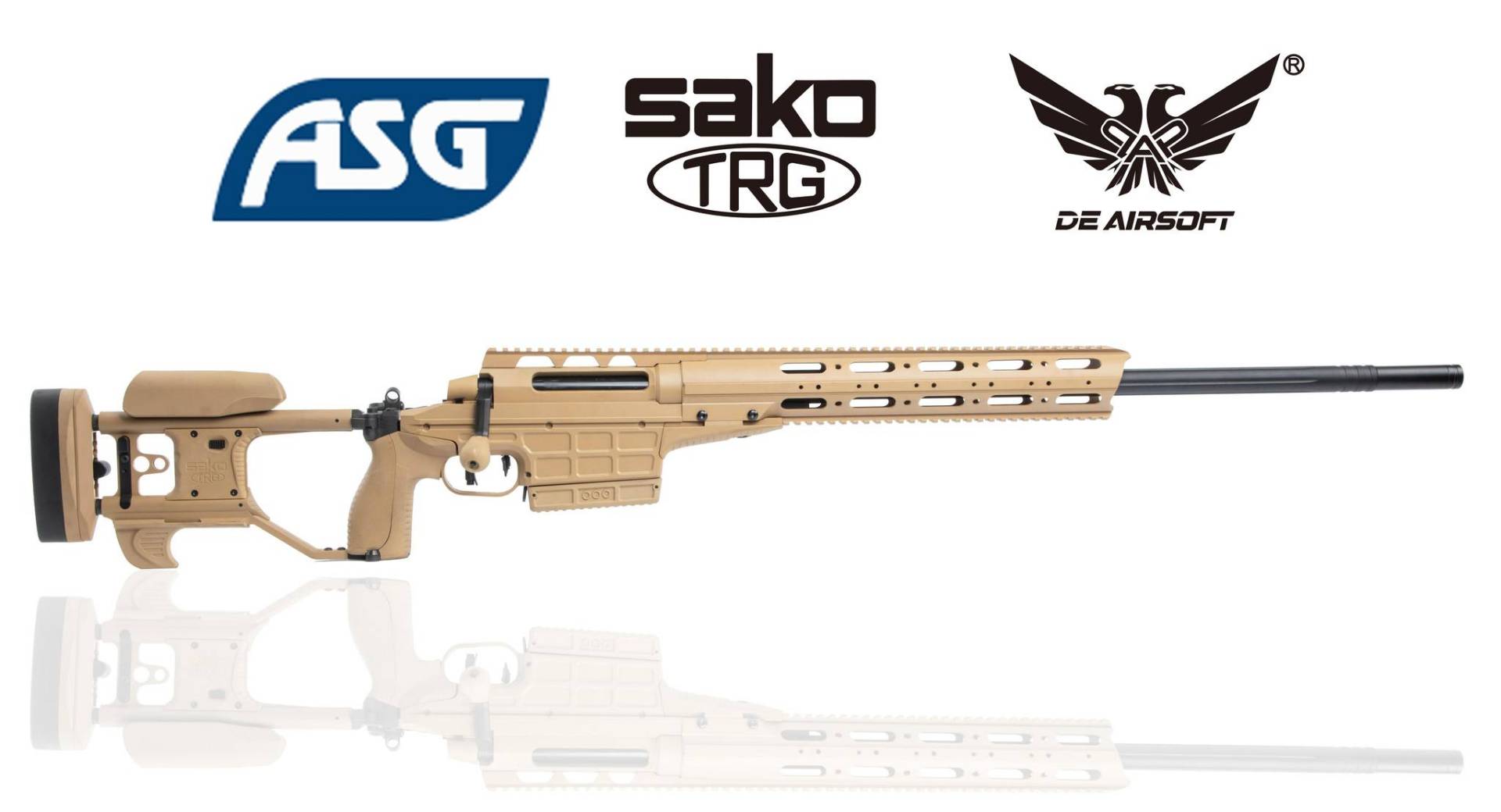 Double Eagle SAKO Licensed TRG M10 Bolt Action Airsoft Sniper