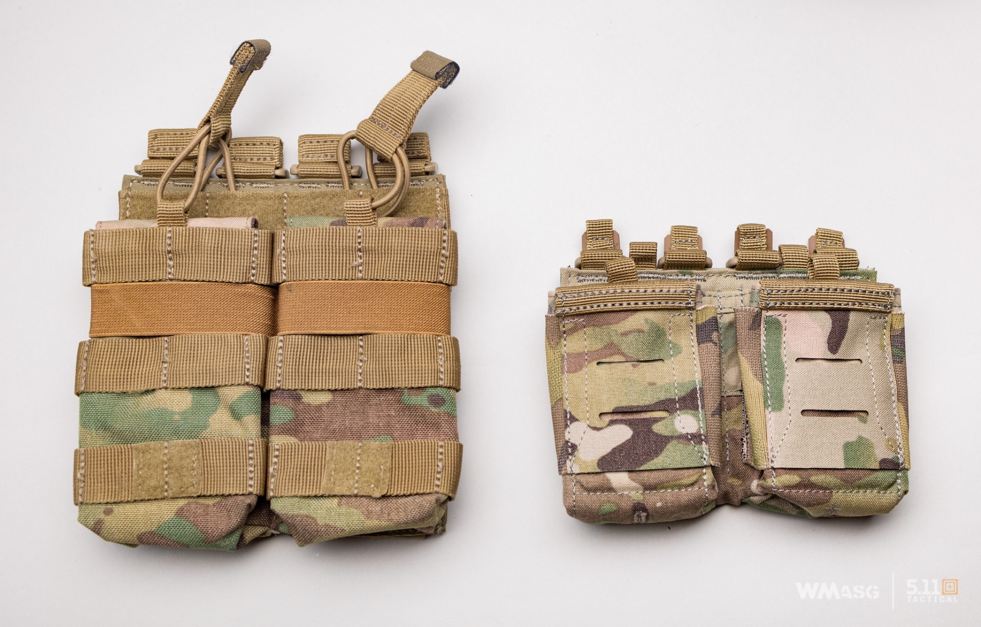 5.11 Tactical - MULTICAM® FLEX Double AR Mag Pouch 2.0 vs Multicam Double AR Bungee/Cover Pouch