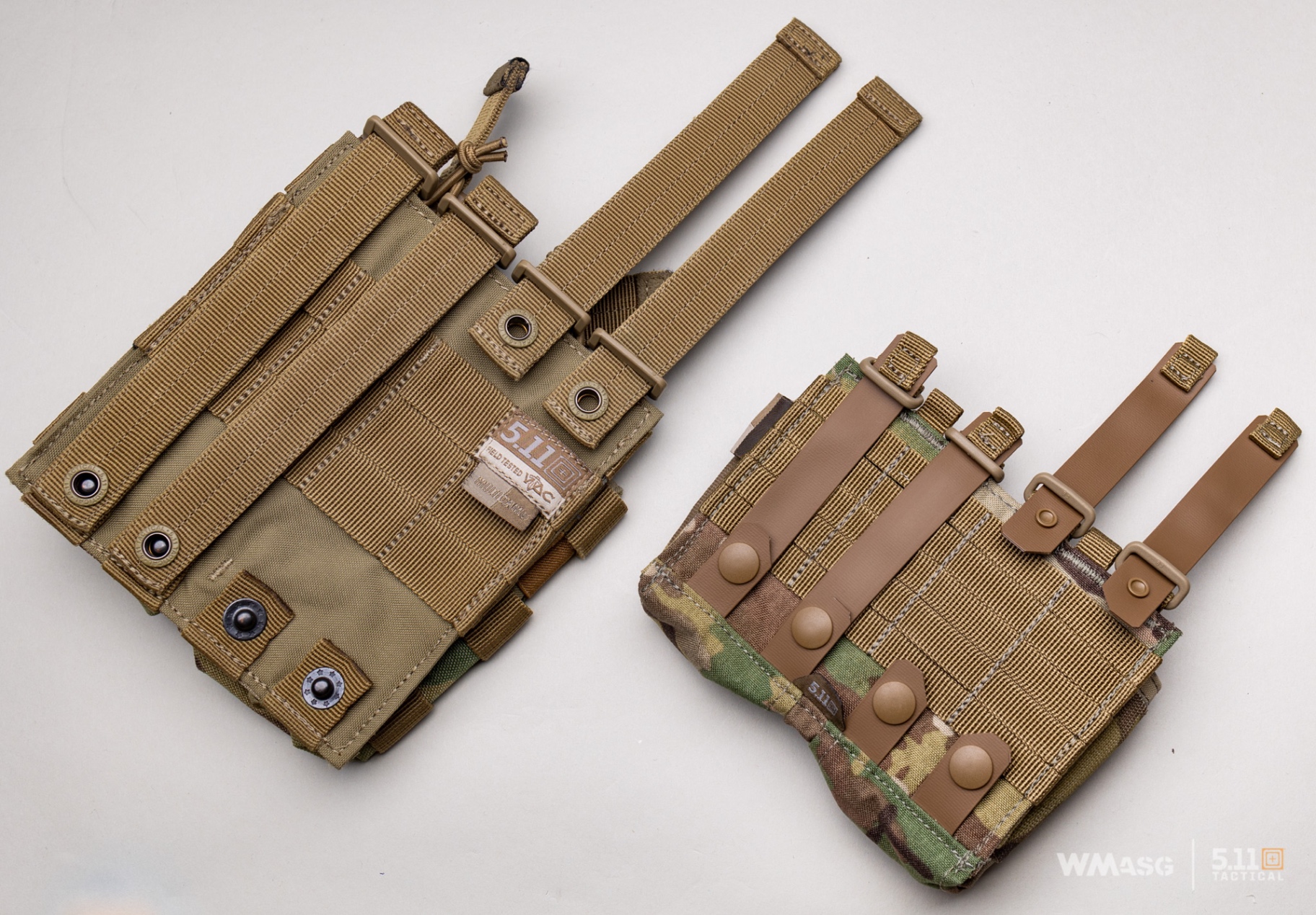5.11 Tactical Flex-HT (right), legacy pouch (left)