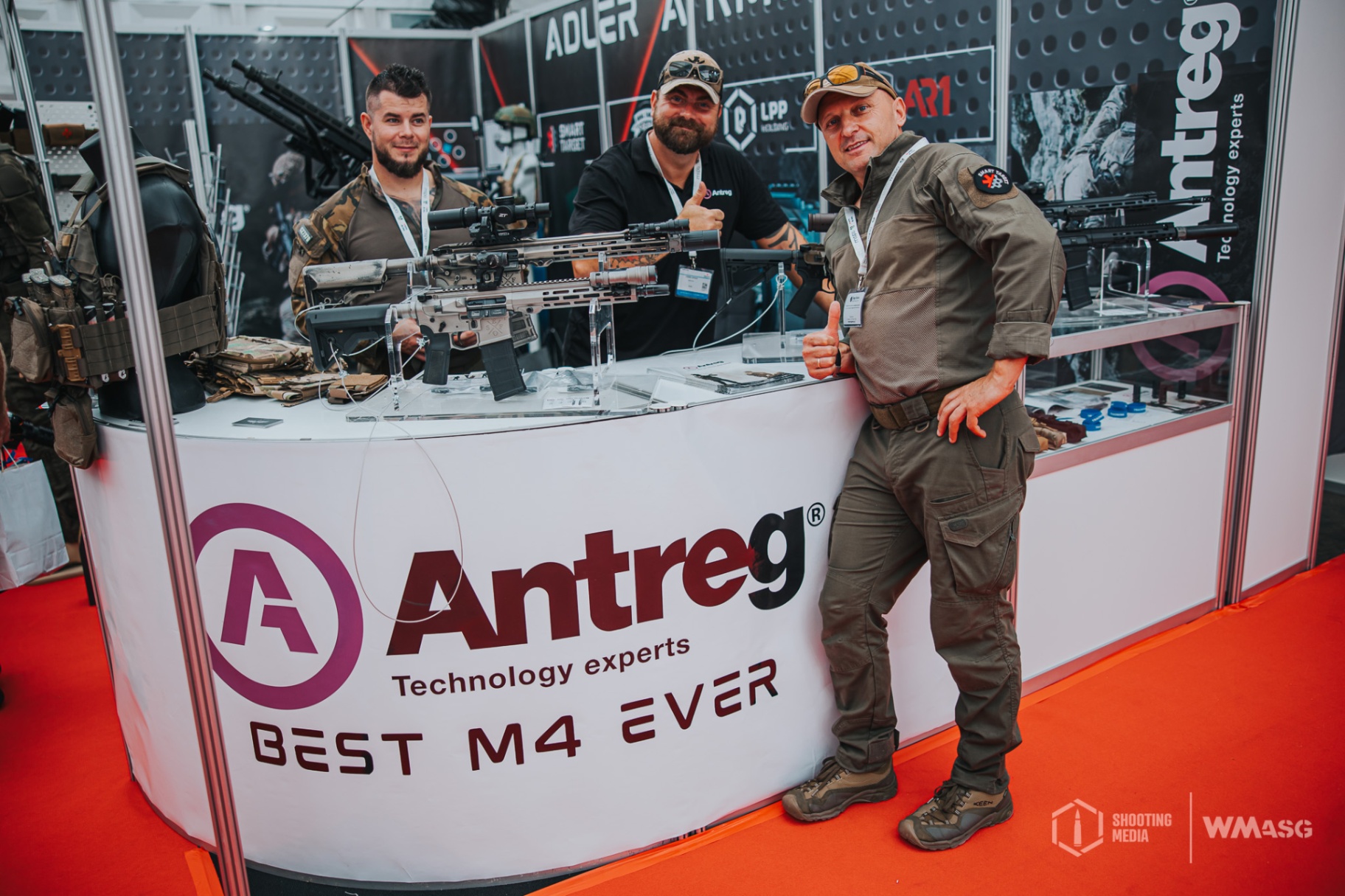 Antreg's stand at the MSPO fair