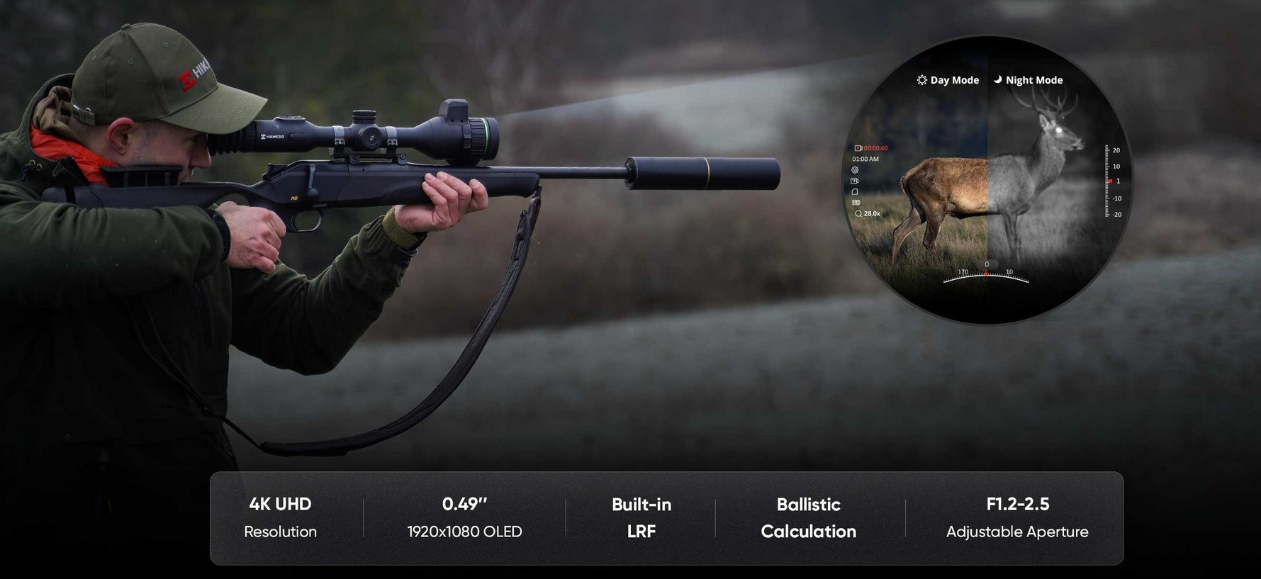 HIKMICRO Alpex LRF 4K scope