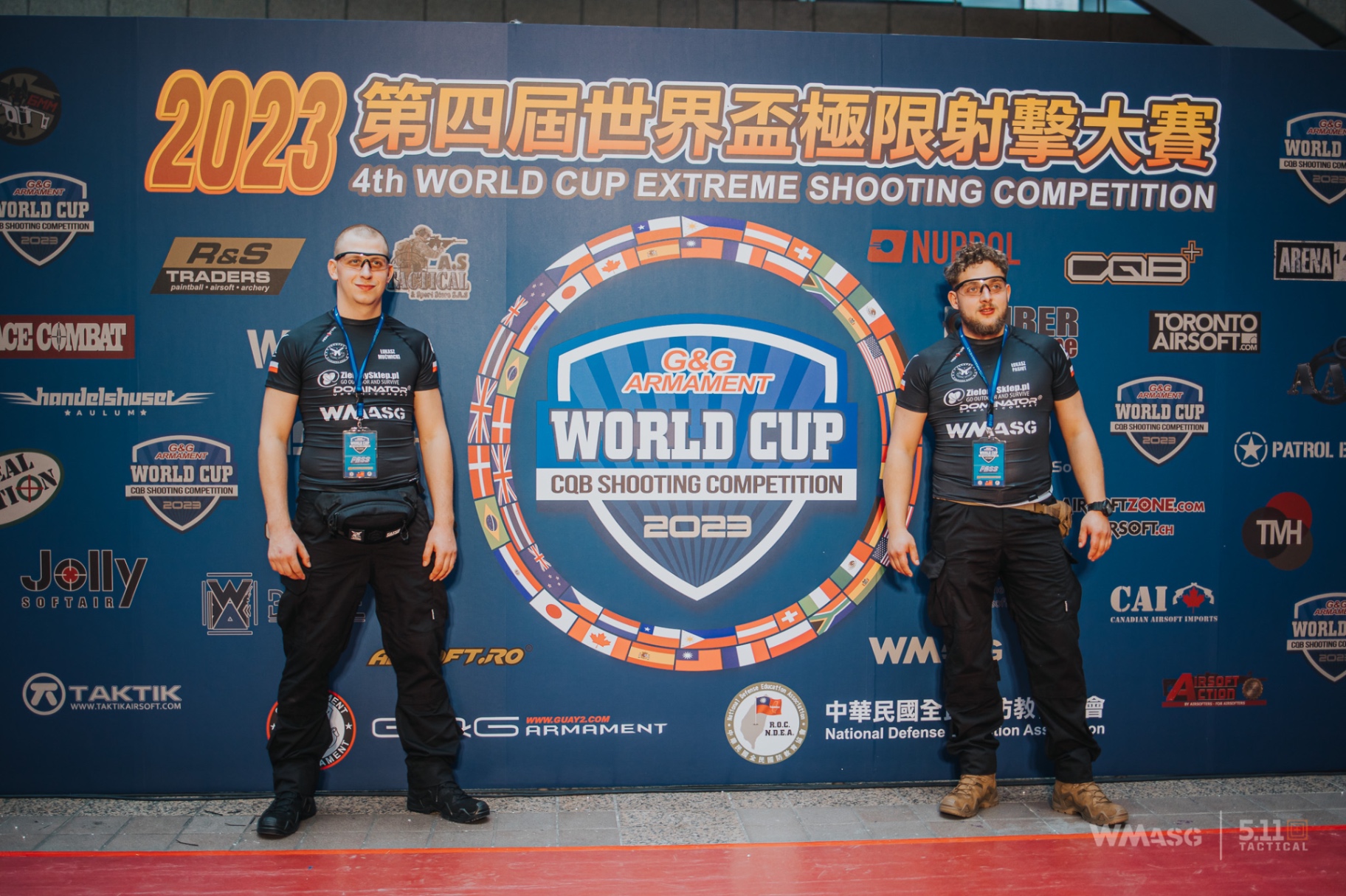 Łukasz Mućwicki and Łukasz Pasiut during G&G World Cup CQB Shooting Competition