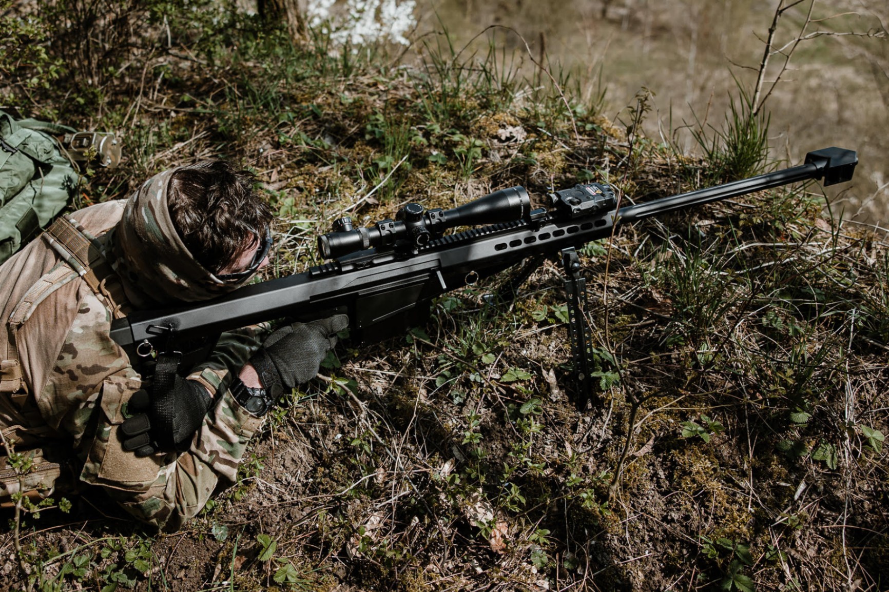 Licenced Barrett M82A1 replica at Taiwangun