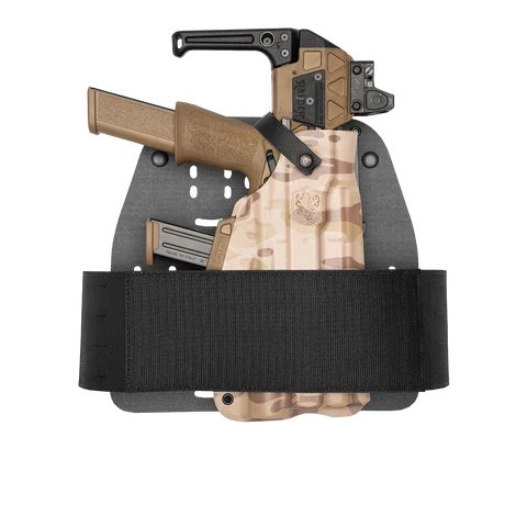 Plecak można szybko przekształcić w plate carrier.