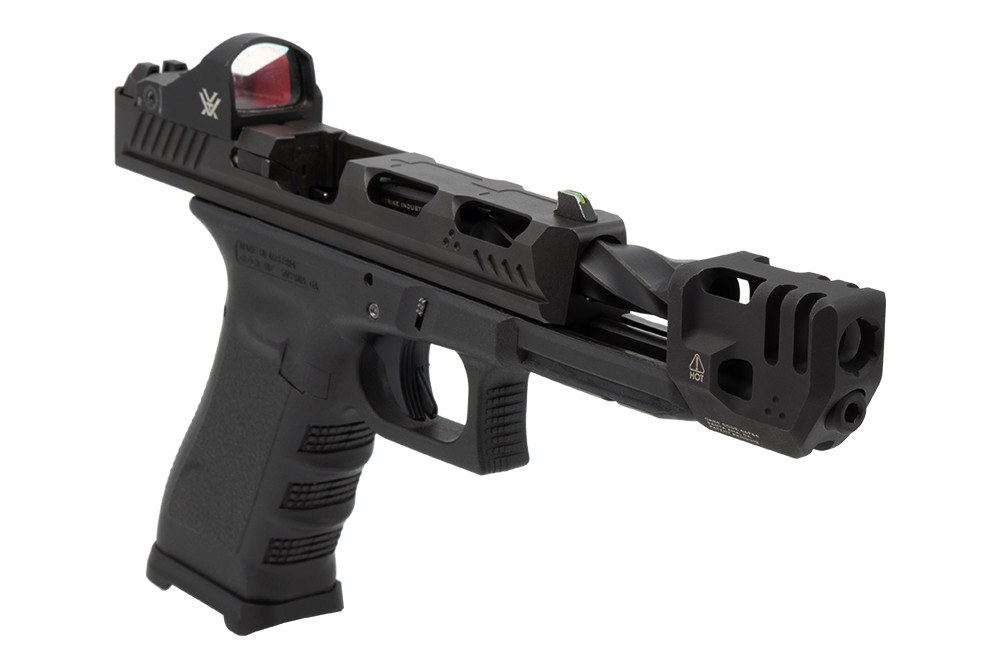 The latest SI compensator for Glock gen 3 pistols is a model called the Mas...