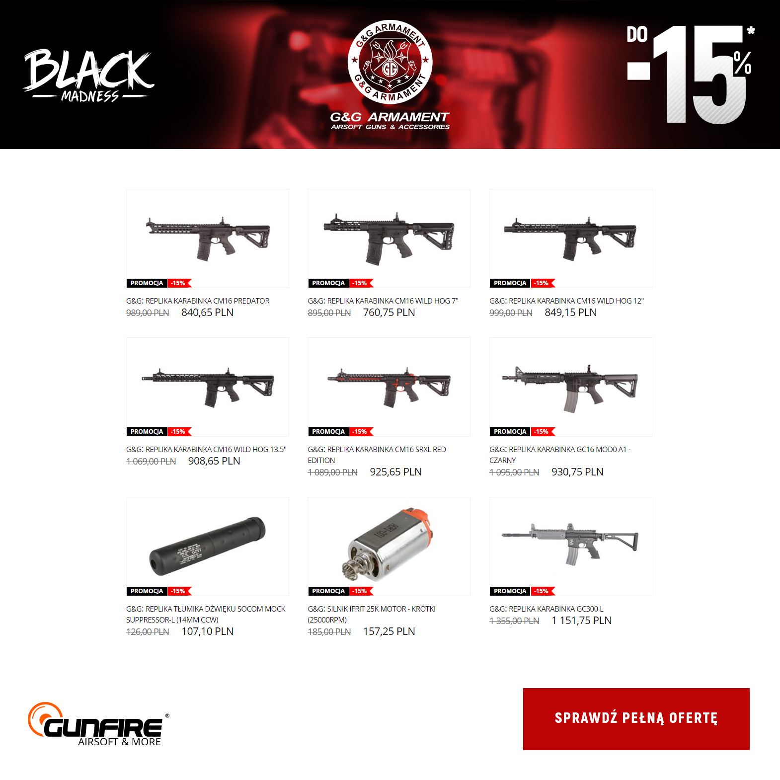 Thousands Of Products Up To 70 Off Black Madness Promotion At Gunfire Wmasg Com Airsoft Binds Us