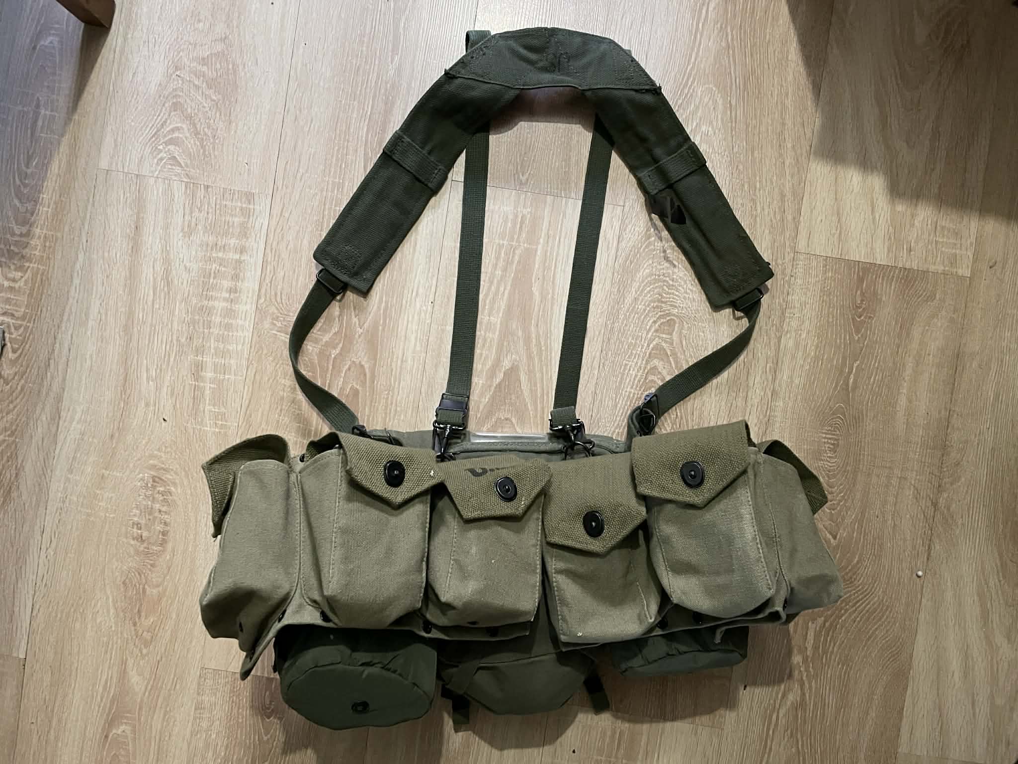 szelki M56 oryginał romiar L + bar belt + butpack zestaw