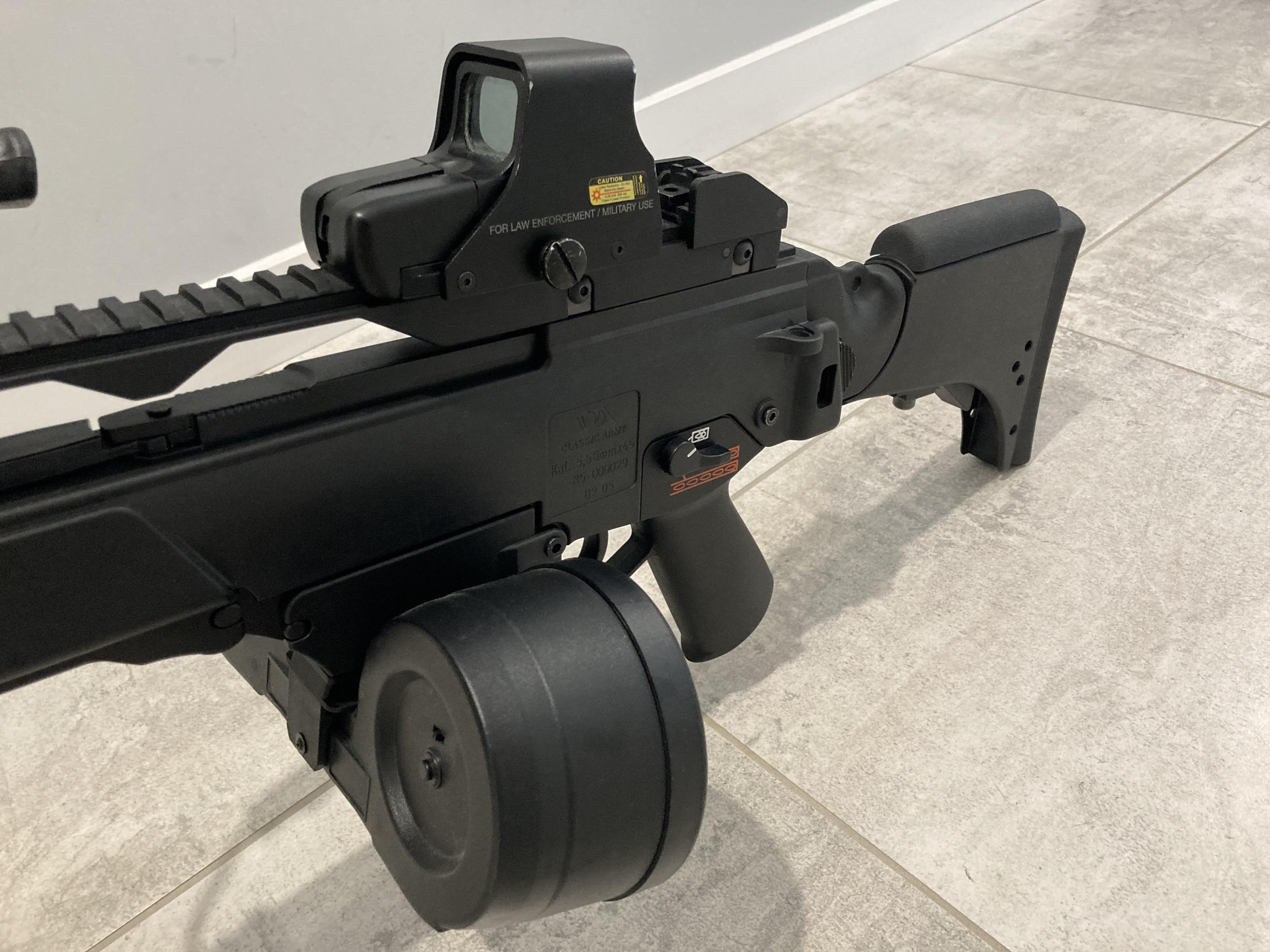 MG36 Classic Army (tuning wytrzymałościowy ~1,9 J)