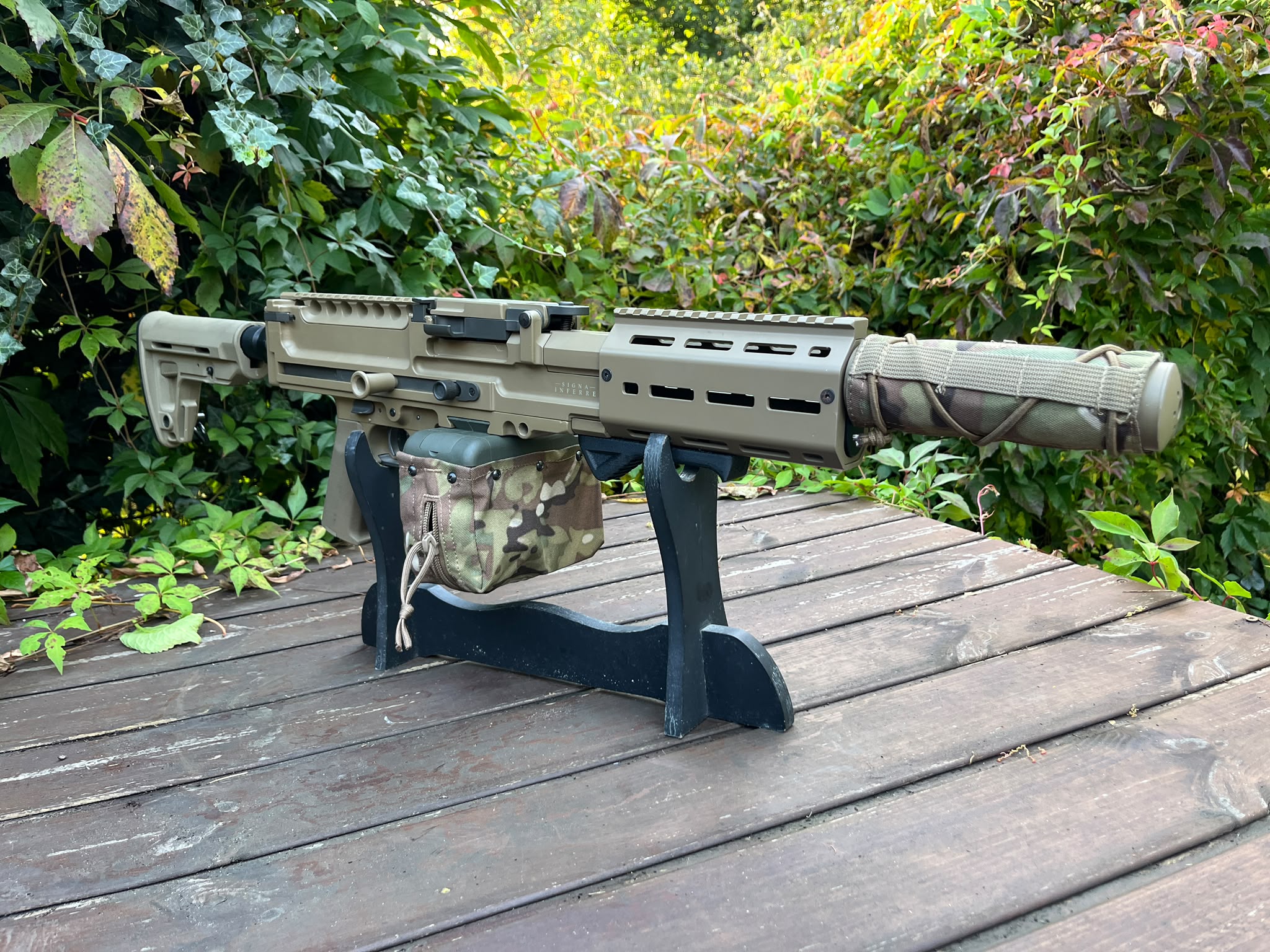 Stoner Secutor Aquila VII LMG - zamiana Scorpion EVO
