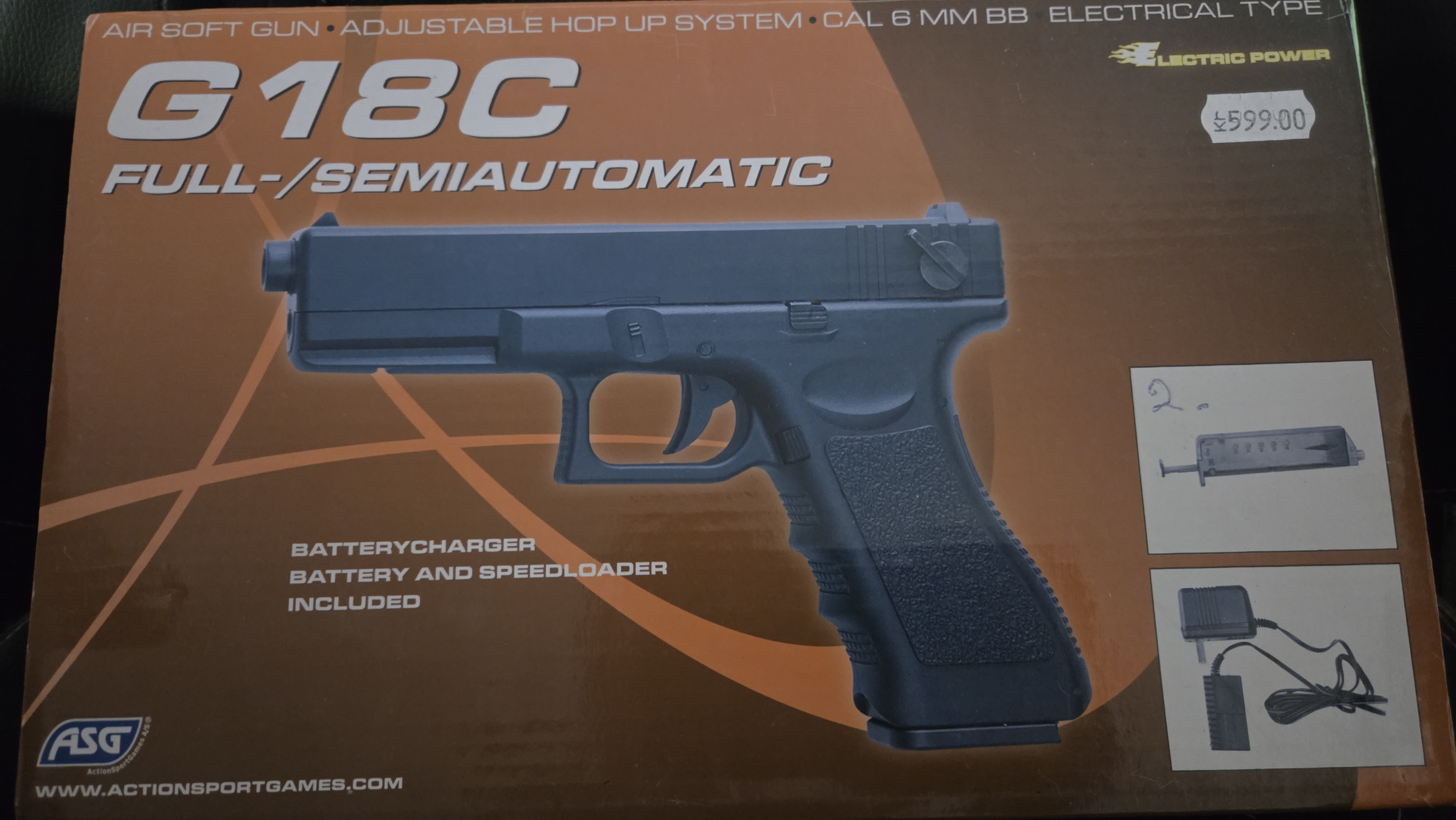 G18C Glock ASG AEP (cm030)