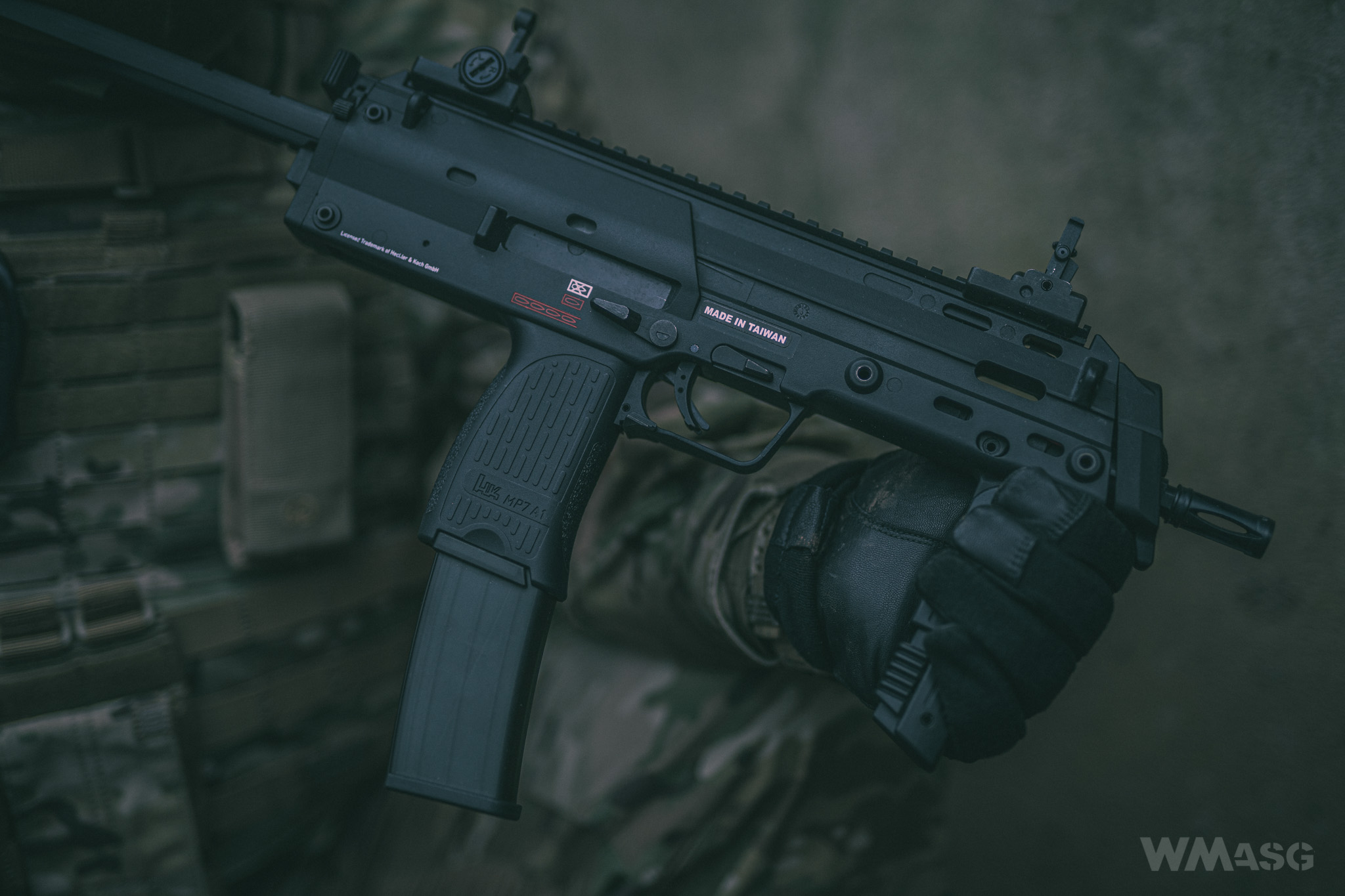 HK MP7A1 AEG - UMAREX/VFC- w terenie