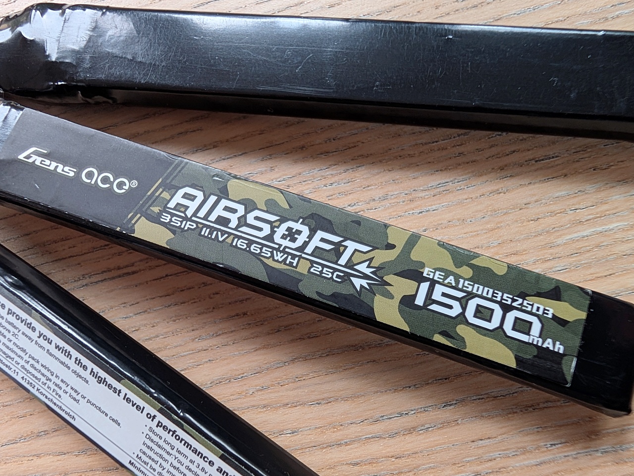 Akumulator Gens Ace 1500mAh 11.1V LiPo 25C T-Plug