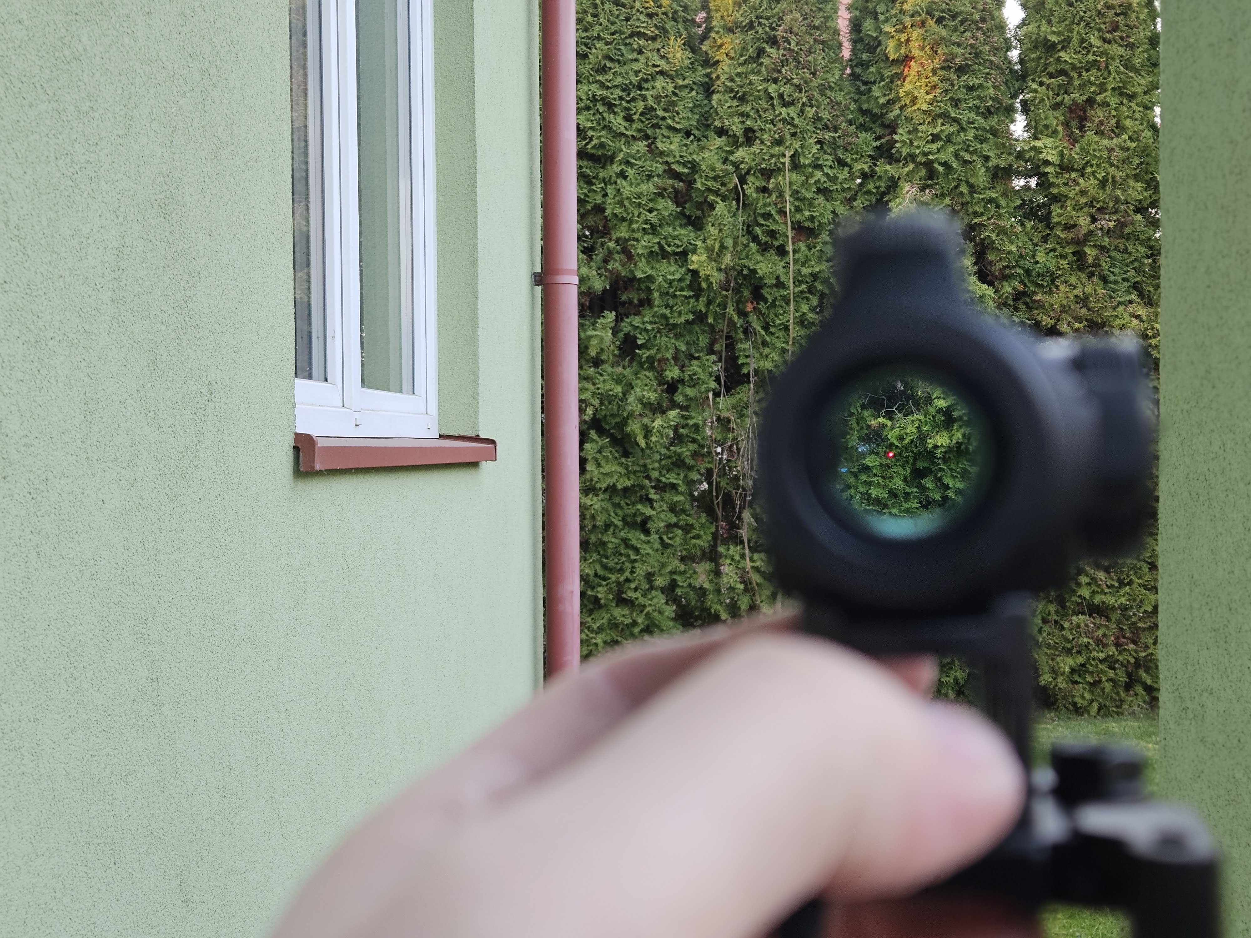 Kolimator AIM-O Aimpoint micro T1 replika, różne montaże wysoki, niski, QD