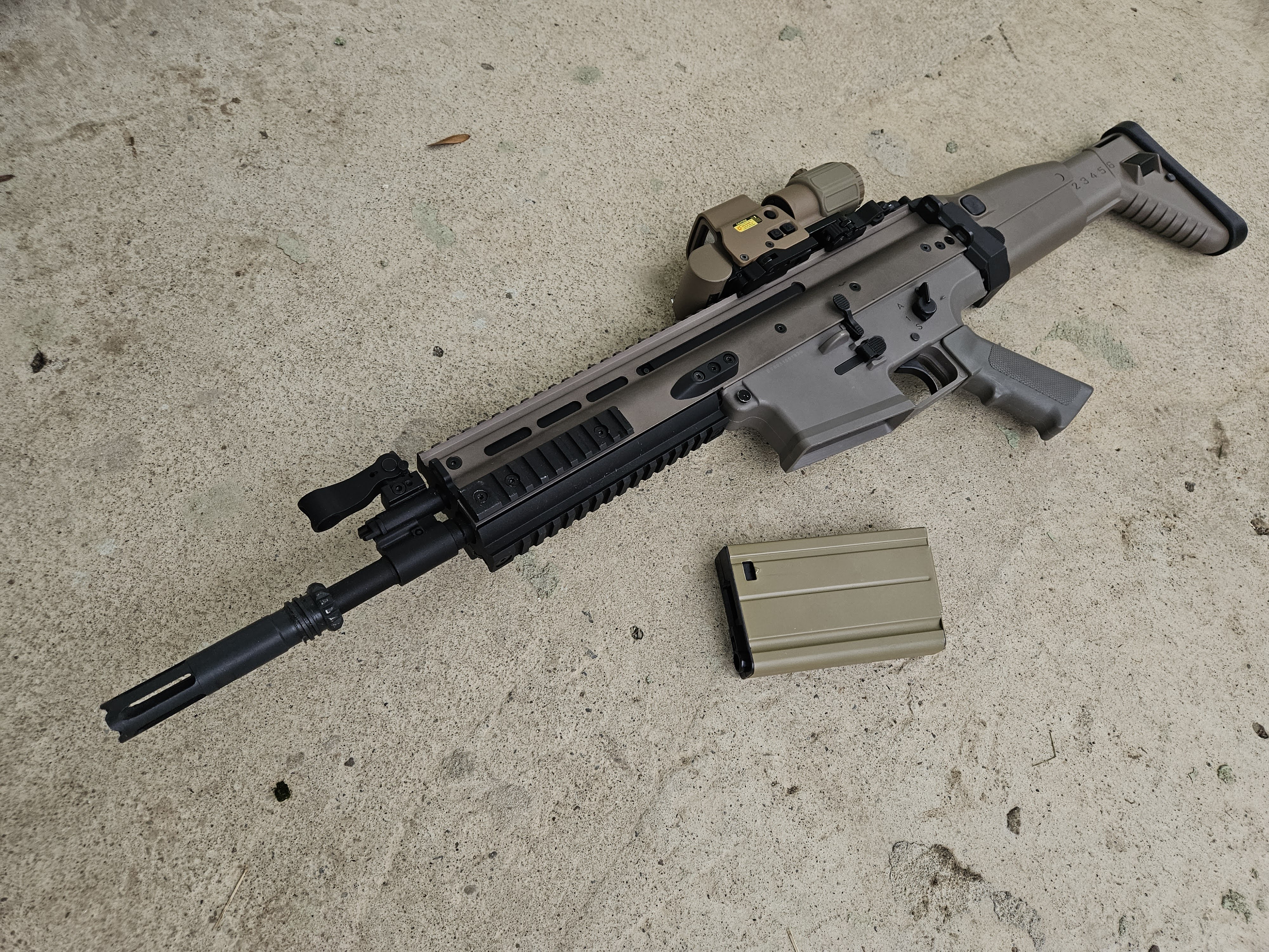 SCAR H 415fps stan bdb z Lipo 11,1V