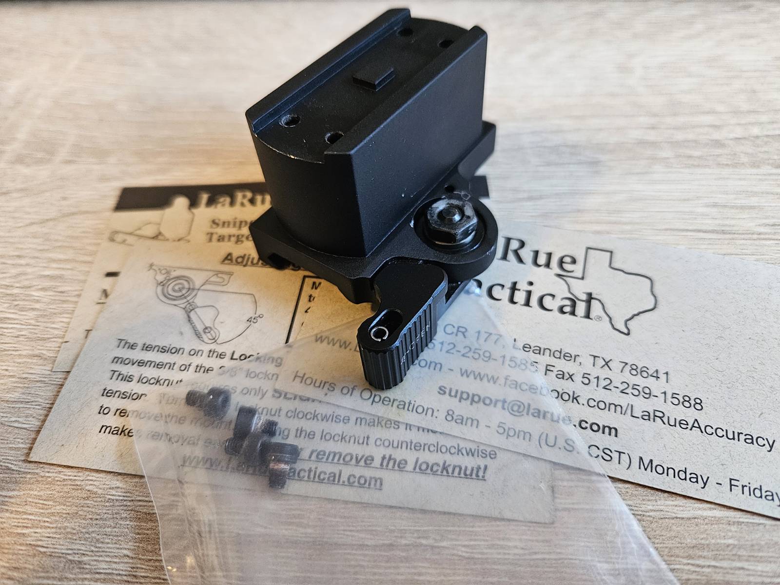 montaż LaRue QD T660 T1/T2 do aimpoint vortex holosun