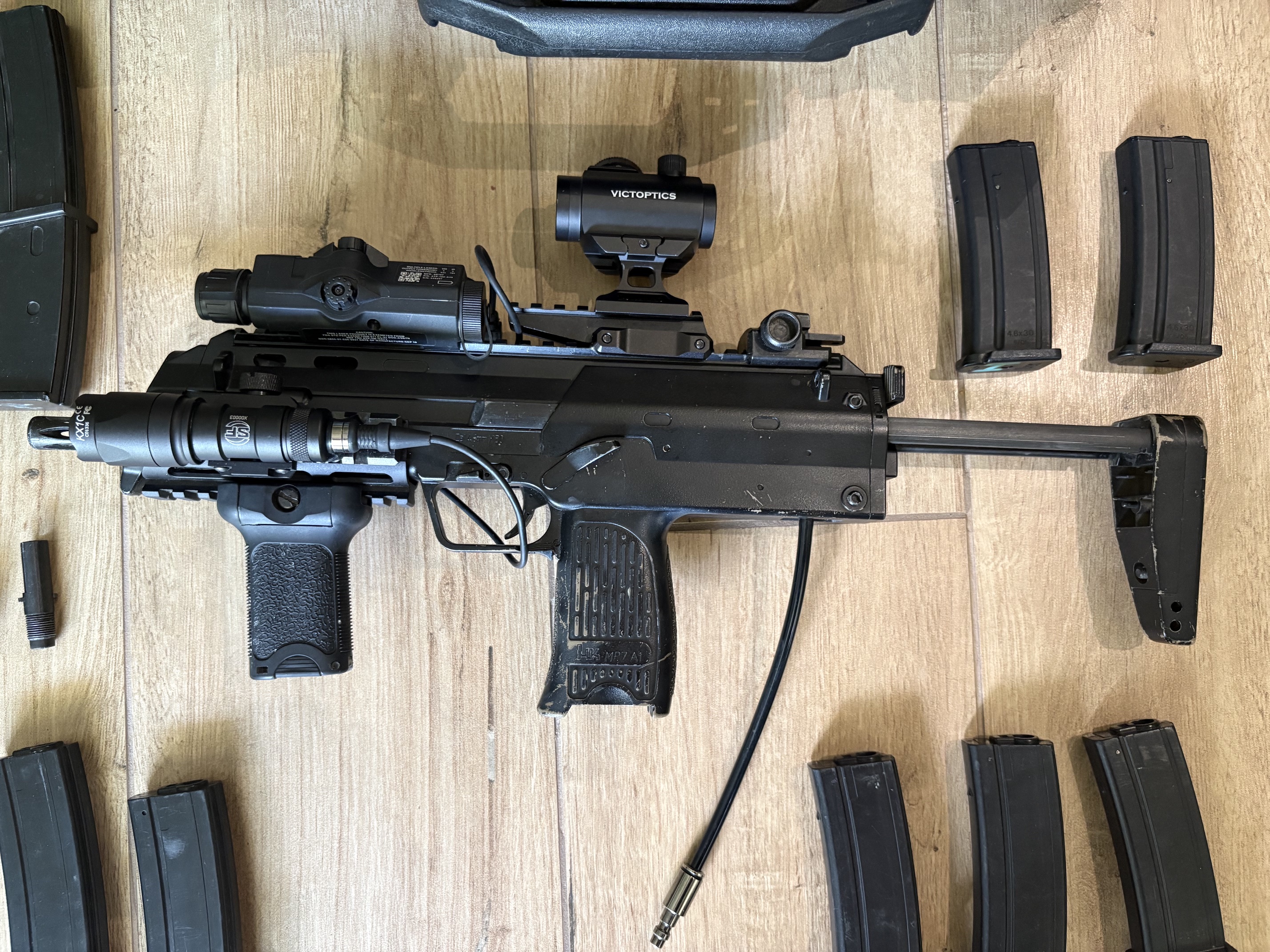 Mp7 hpa, tokyo marui, zestaw