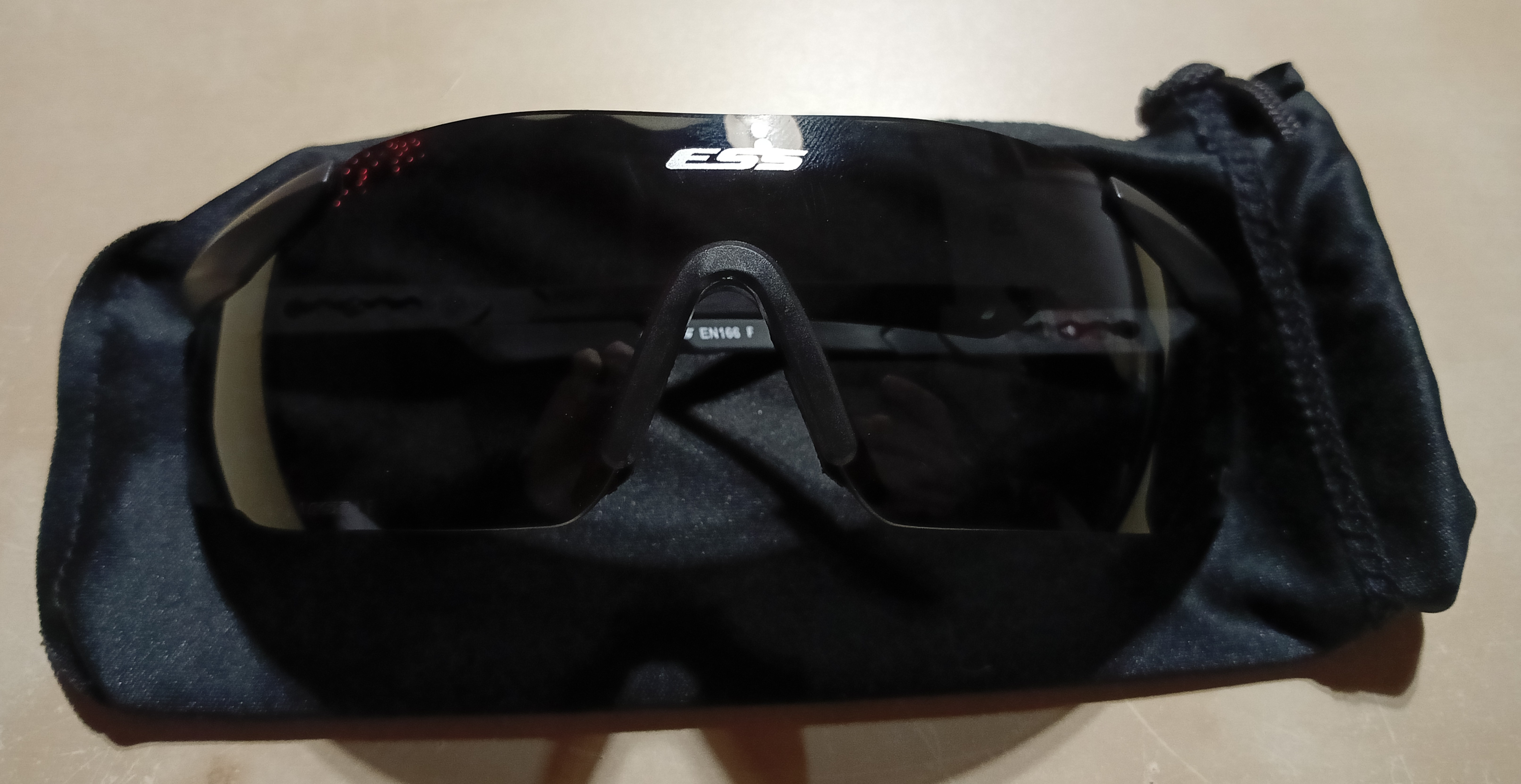 Okulary taktyczne ESS ICE One Black/Smoke Gray