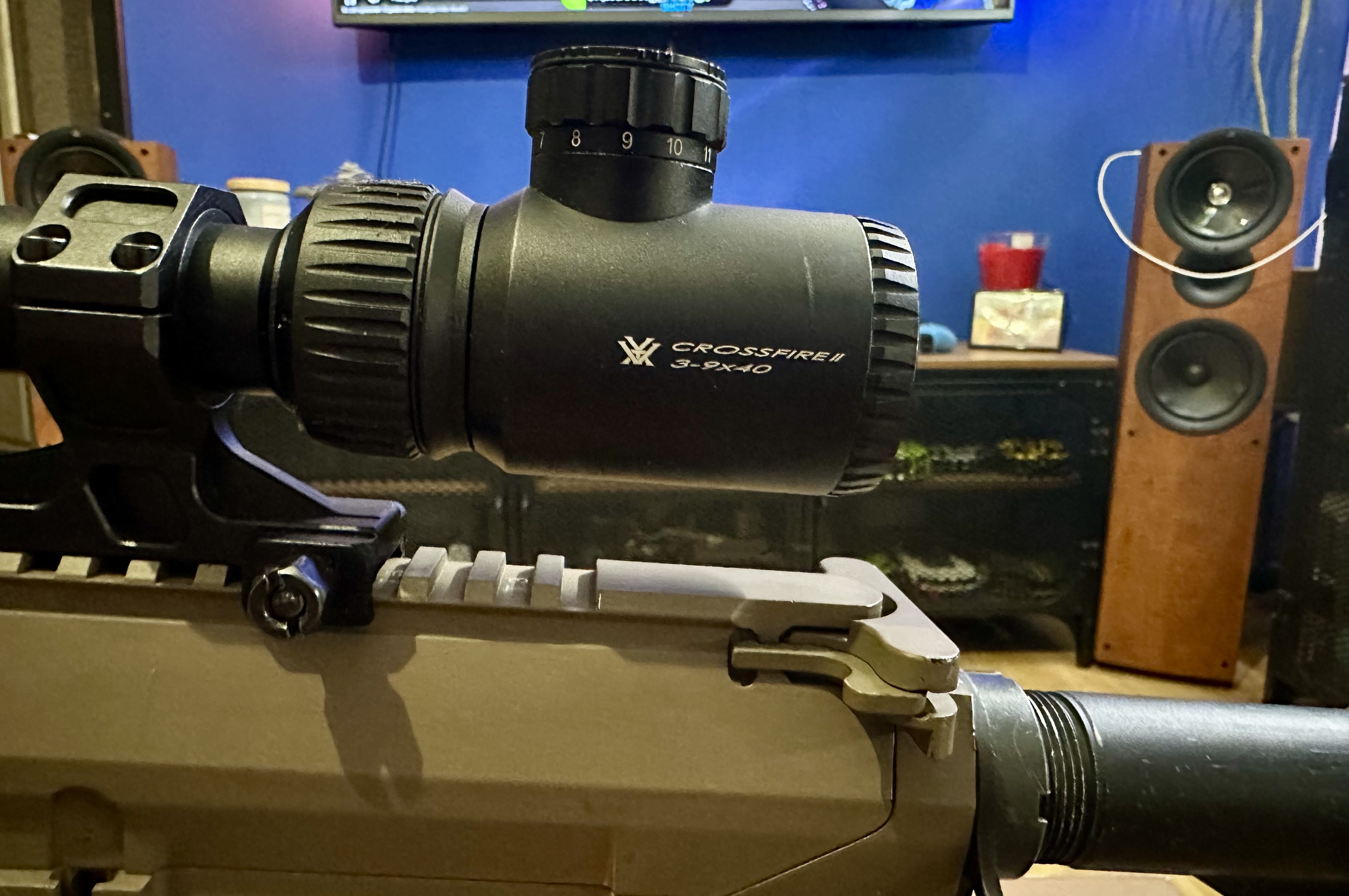E&C SR25 DMR HPA Mancraft 2.6J VortexCrossfire II 3-9x40