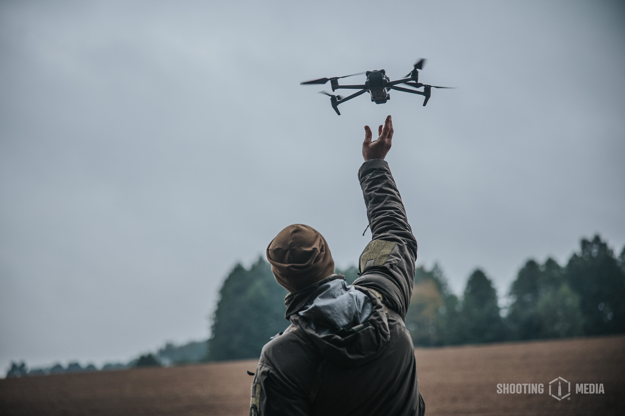 "It spins!" at the drone training camp