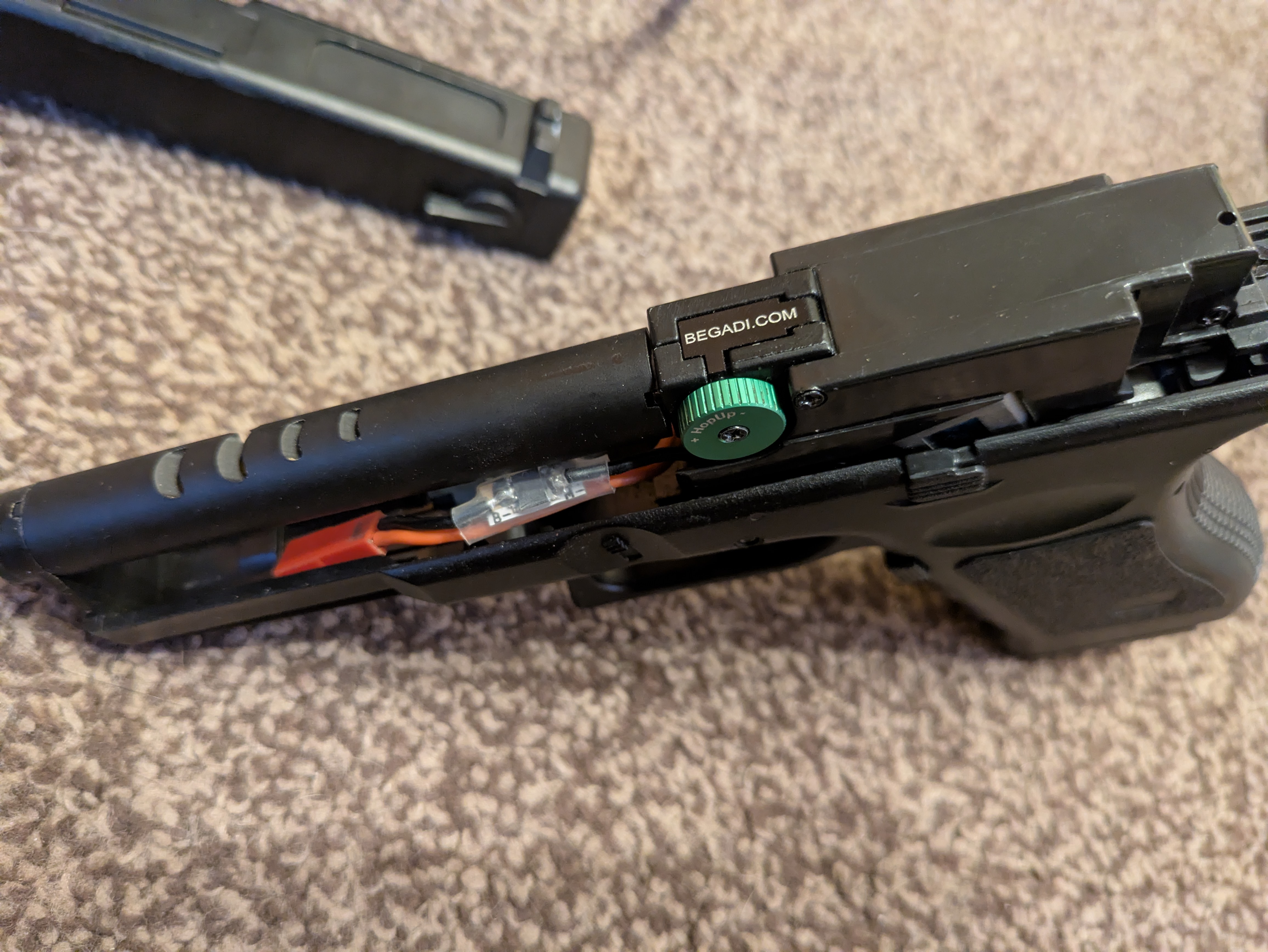 GLOCK 18c CYMA CM030S mosfet begadi tuning