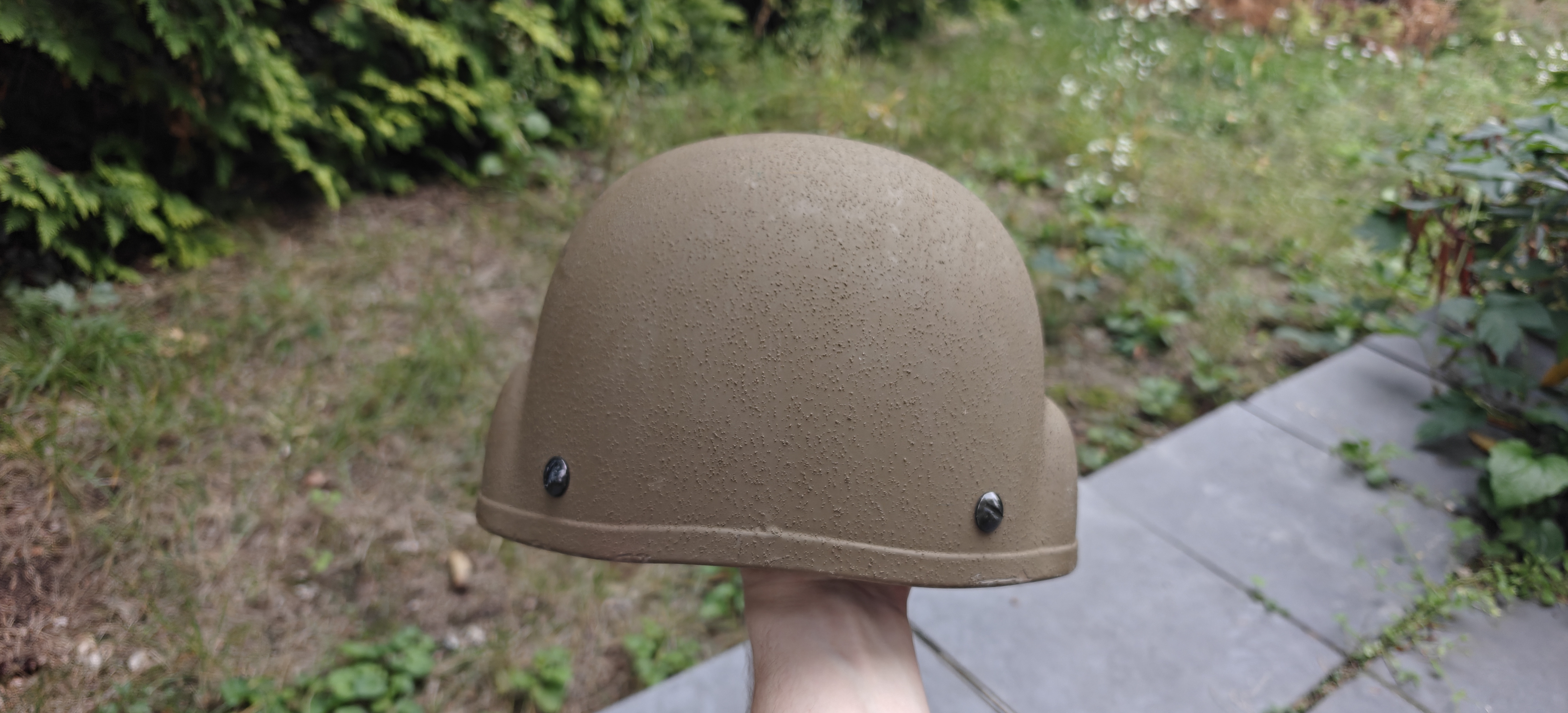 hełm USMC ECH Large + pokrowiec marpat + blacha NVG
