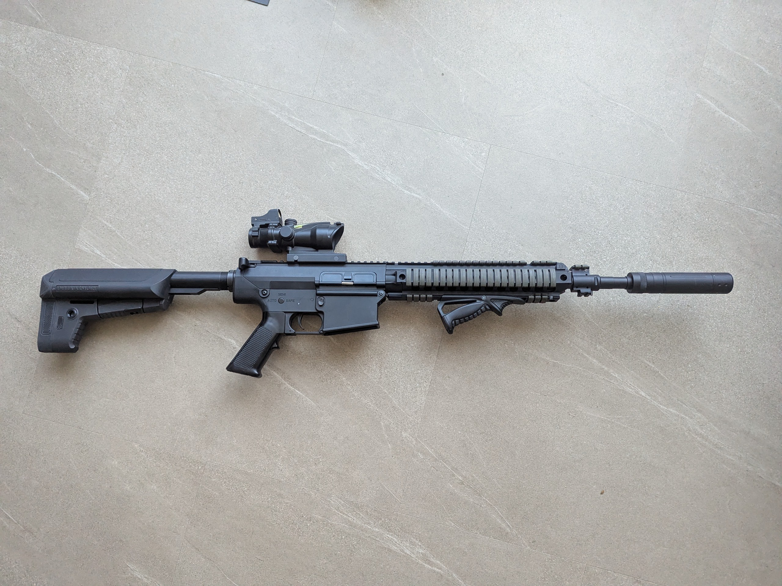 Karabin ASG DMR SR25 od A&K tunning + gratis