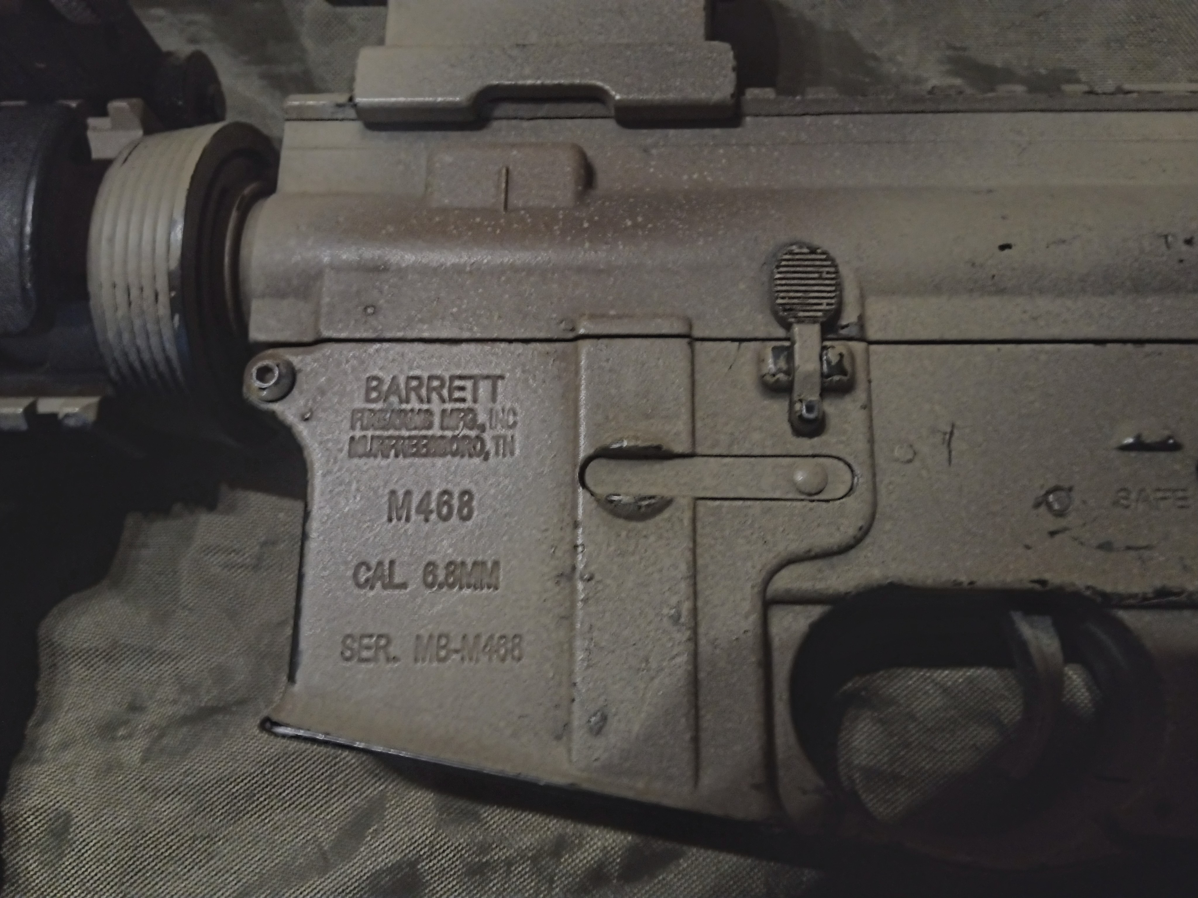 M4 stylizowane, FULL METAL , BARRET - łoże na licencji