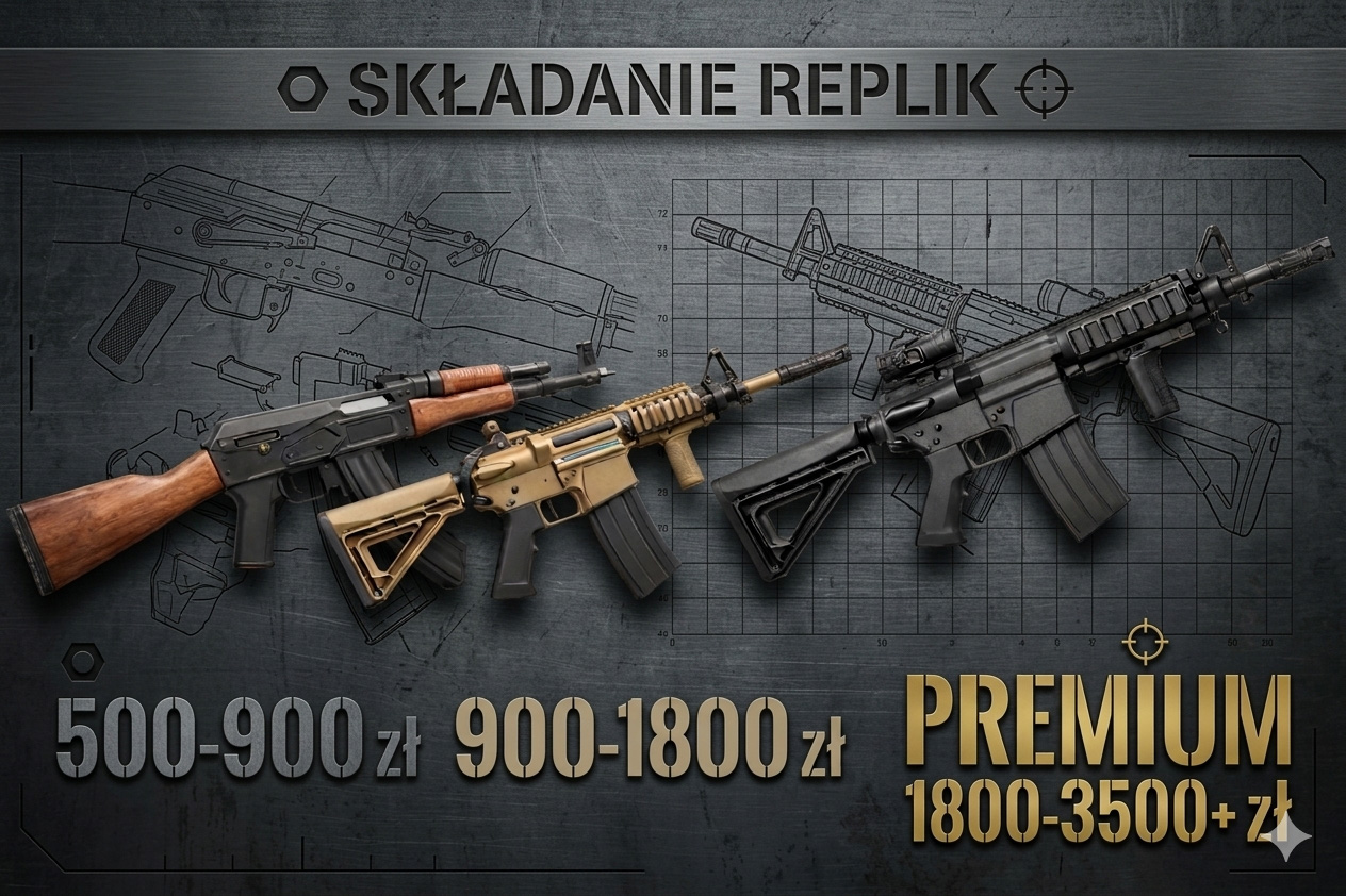 Dowolne repliki AEG – składane z nowych i używanych części