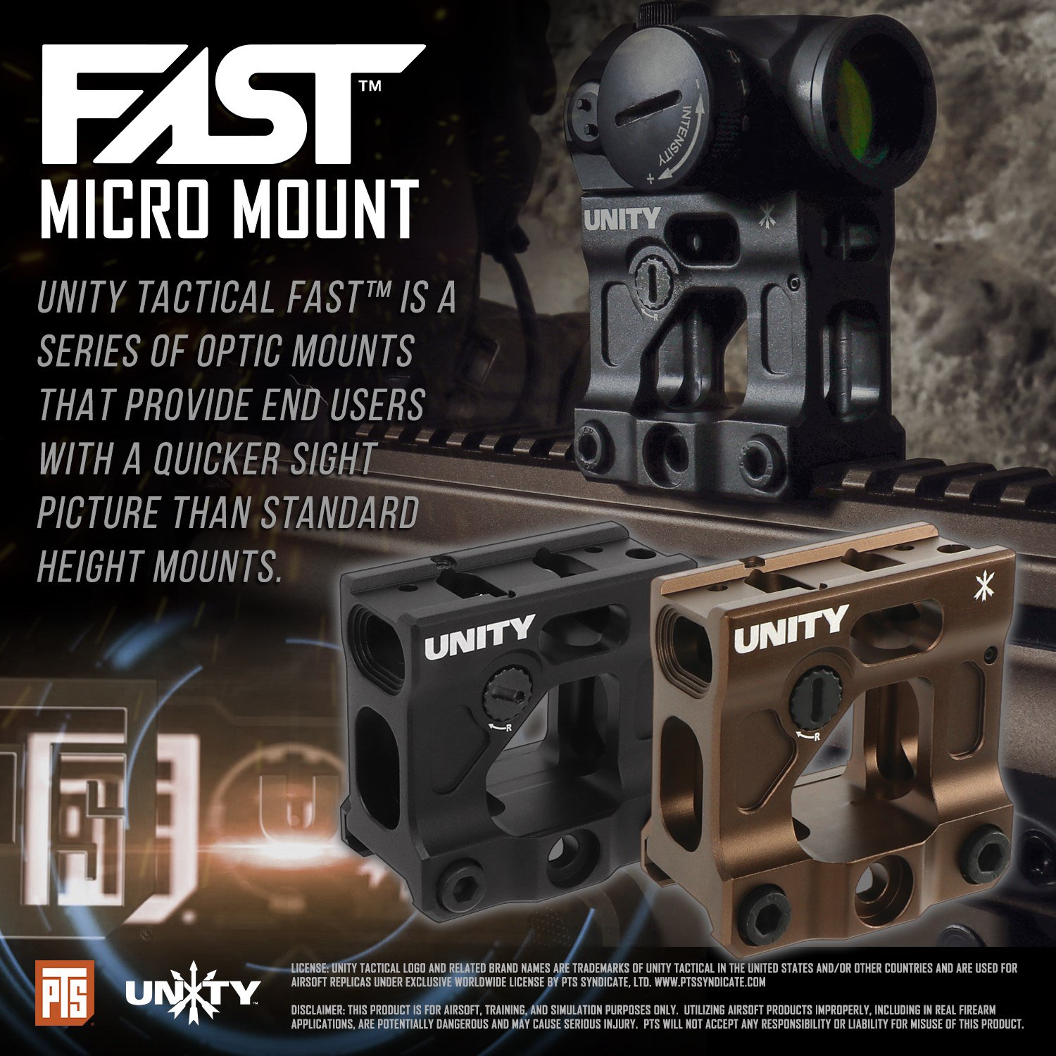 PTS Unity Tactical - Fast Micro Mount w sprzedaży