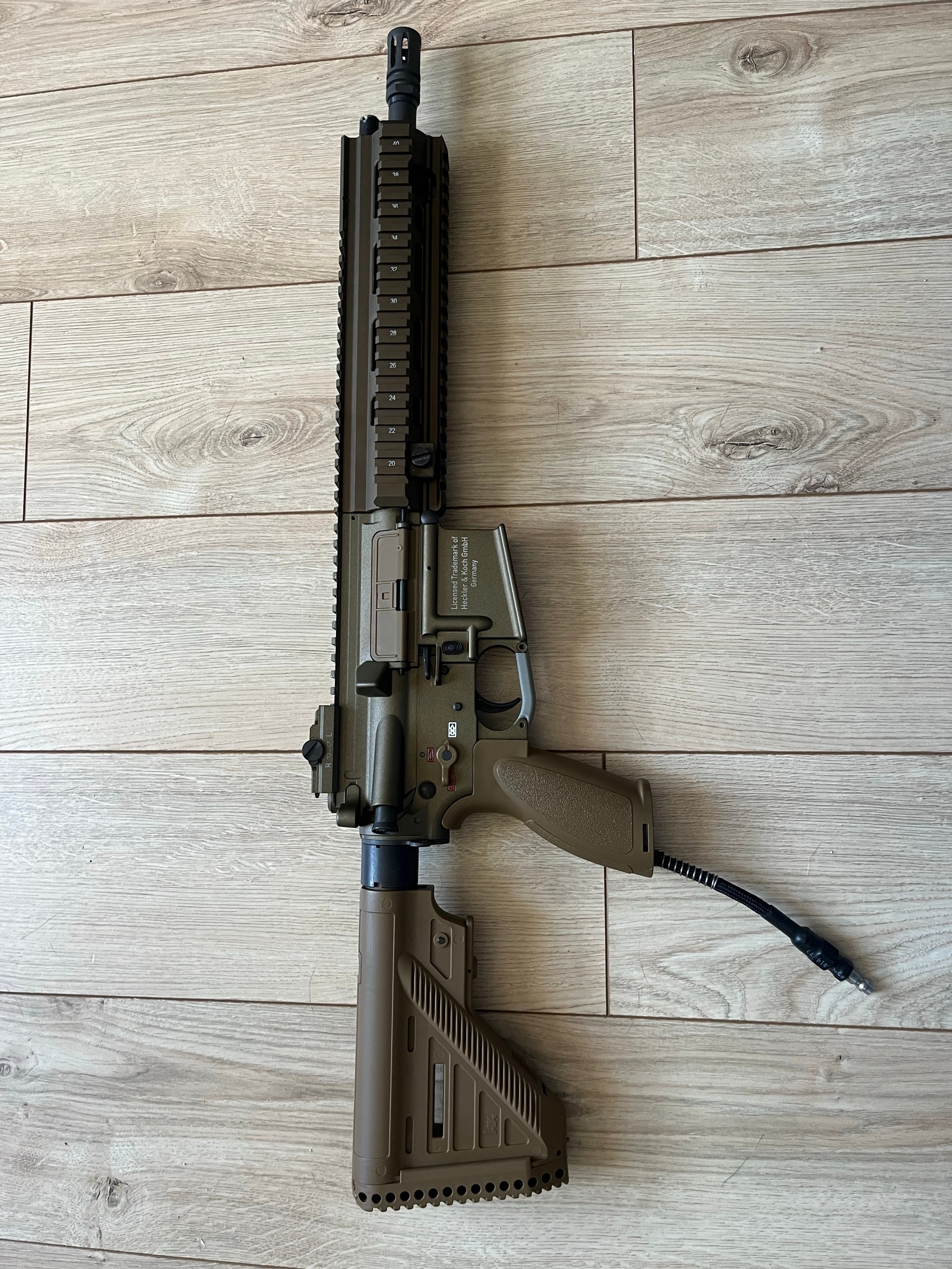 VFC HK416A5 v3 GBBR - konwersja Frog Engineering HPA