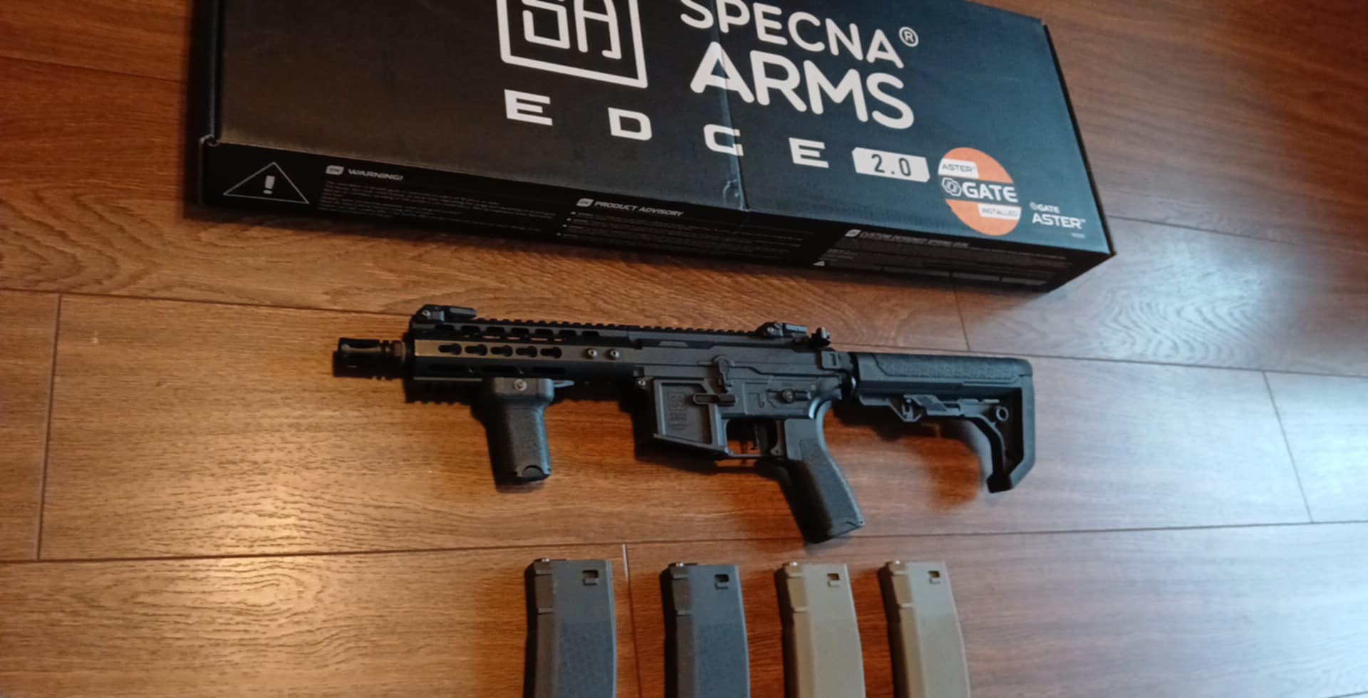 Replika karabinka SA-E12 EDGE 2.0 GATE ASTER! GRATISY!! SUPER STAN! ZESTAW!! AR15