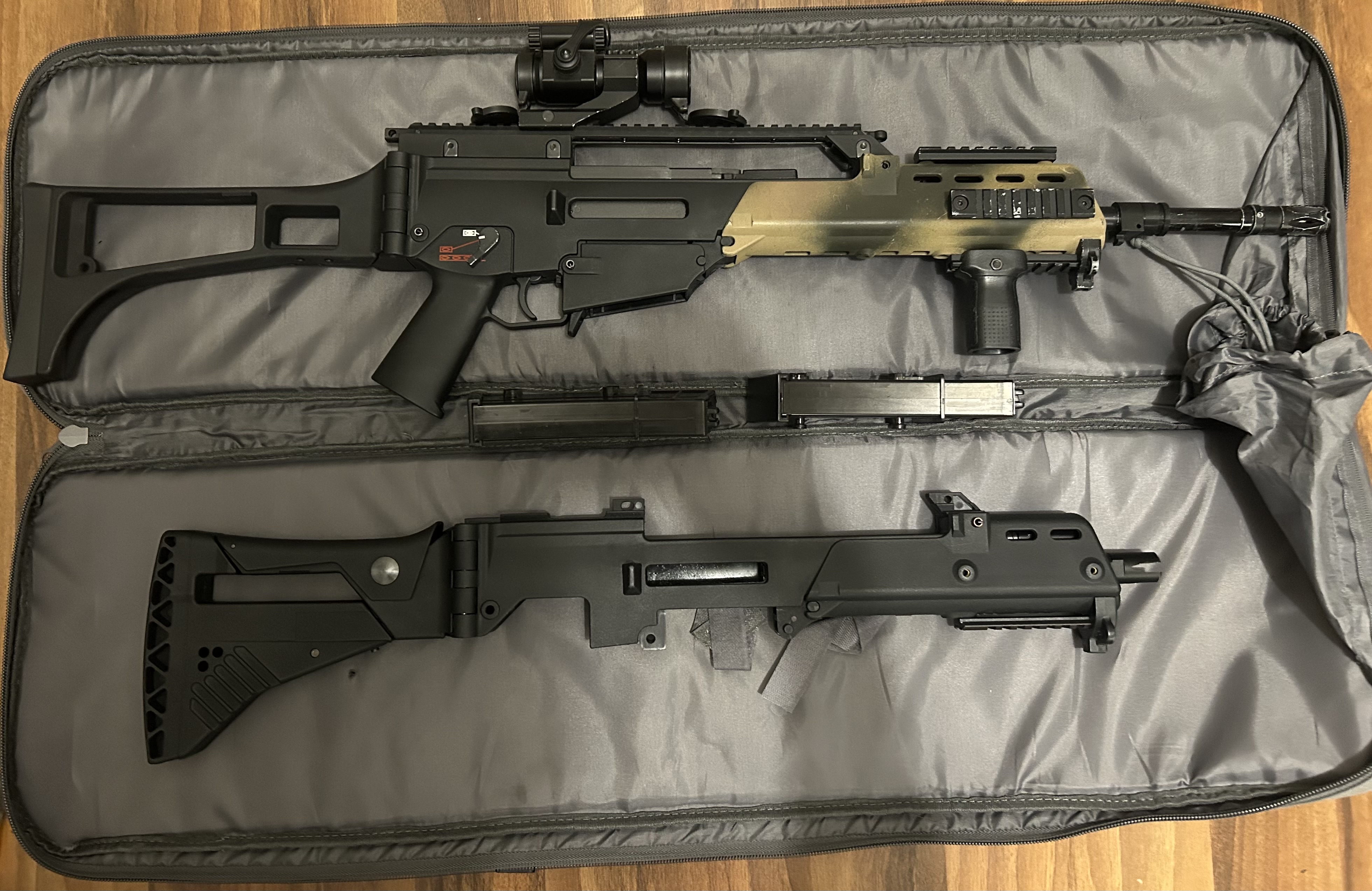 Replika g36k WE GBBR tuning NPAS plus body g36c