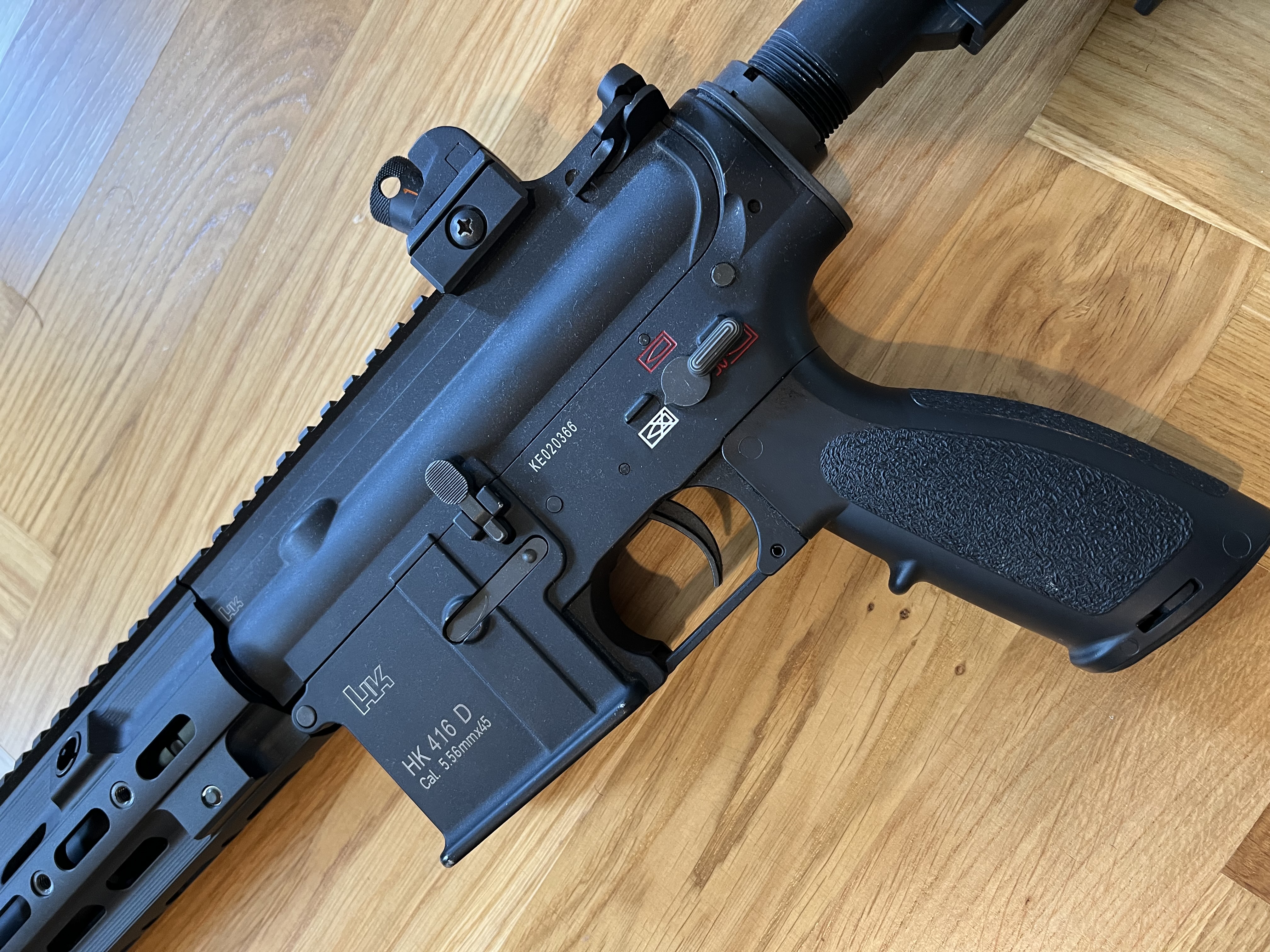 HK416 vfc idealny stan plus front Geiselle