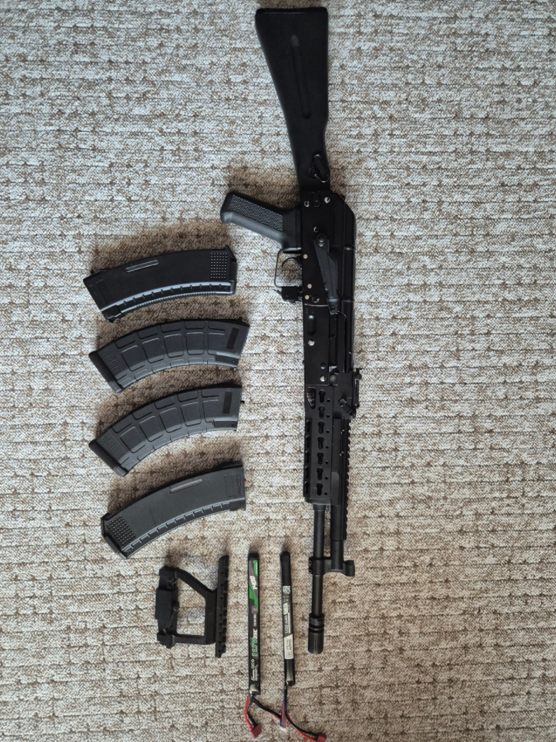 Replika ASG AK74N Karabinek szturmowy AEG Double Bell 018