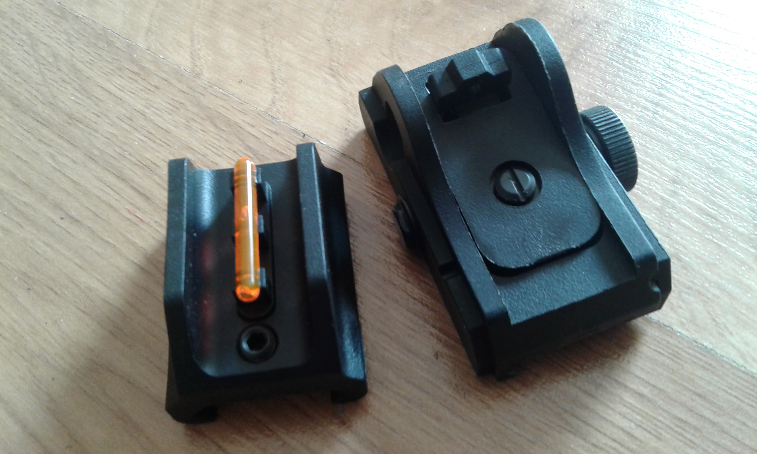 Muszka i szczerbinka do replik ASG Scorpion Evo, NOWE