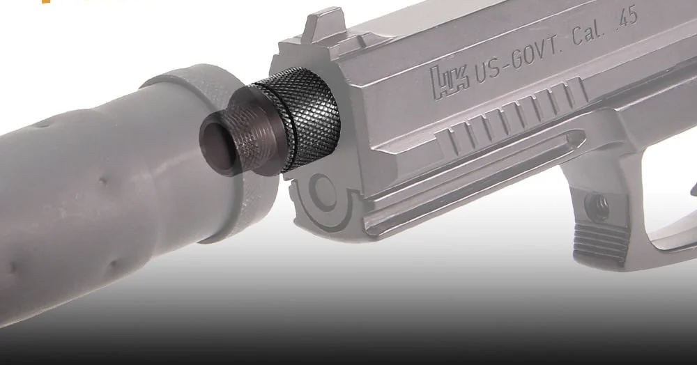 Adapter mk23 SSX23 USP Tactical HK45 z tłumikiem