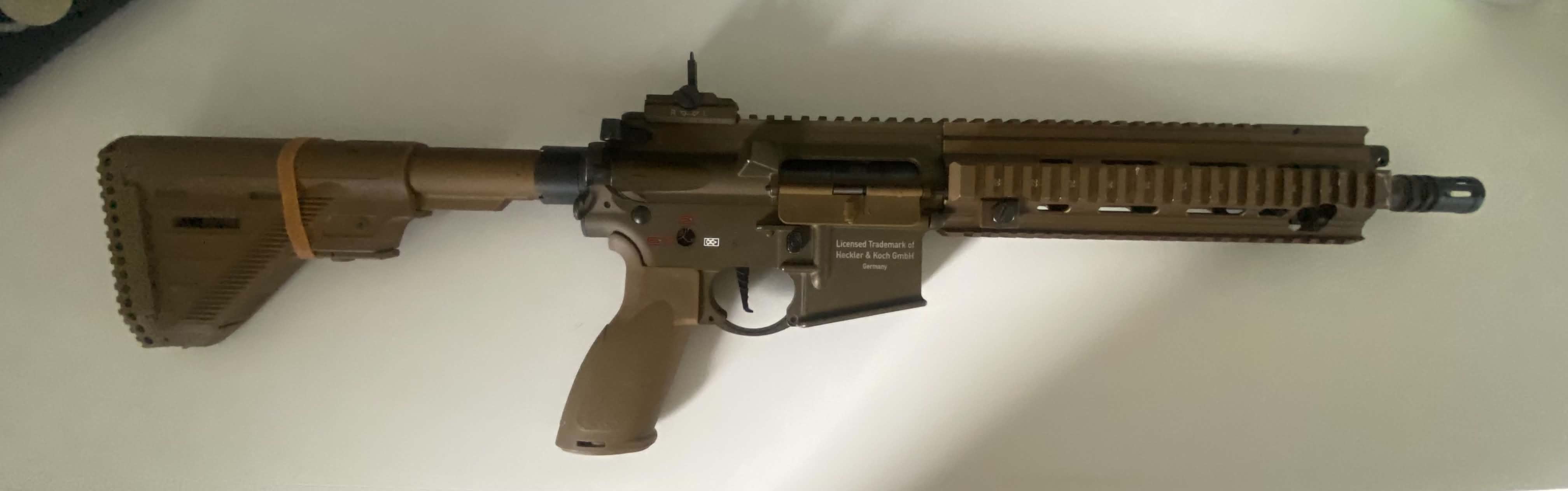 UMAREX/VFC HK416 A5 AEG - RAL8000 - waga 1500g/1700g