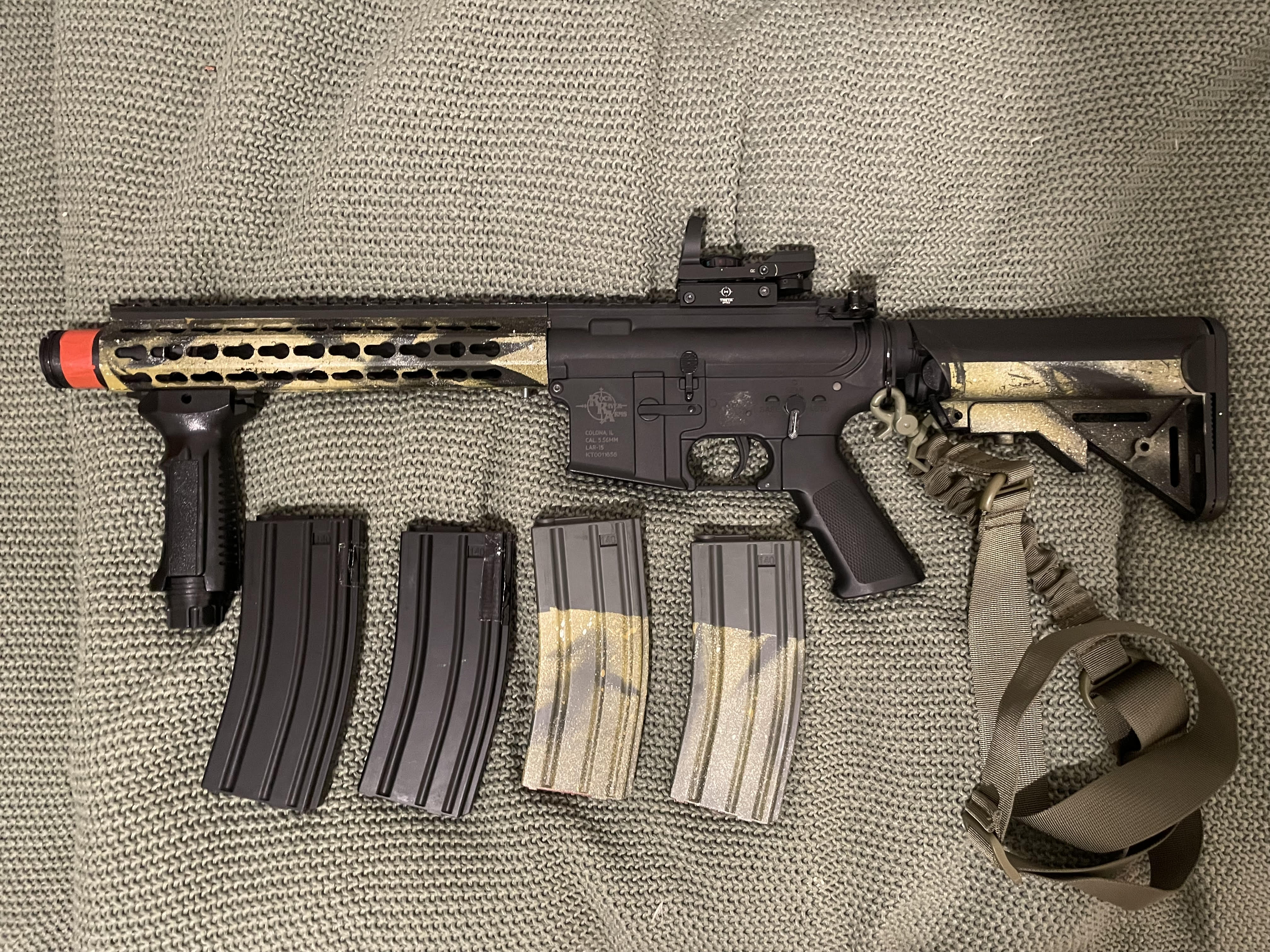 Specna Arms C07, Hopup CNC, Dysza CNC + 4 Magazynki + Foregrip