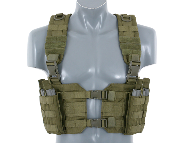 CHEST HARNESS ROZPINANY Z PRZODU - OLIVE [8FIELDS]